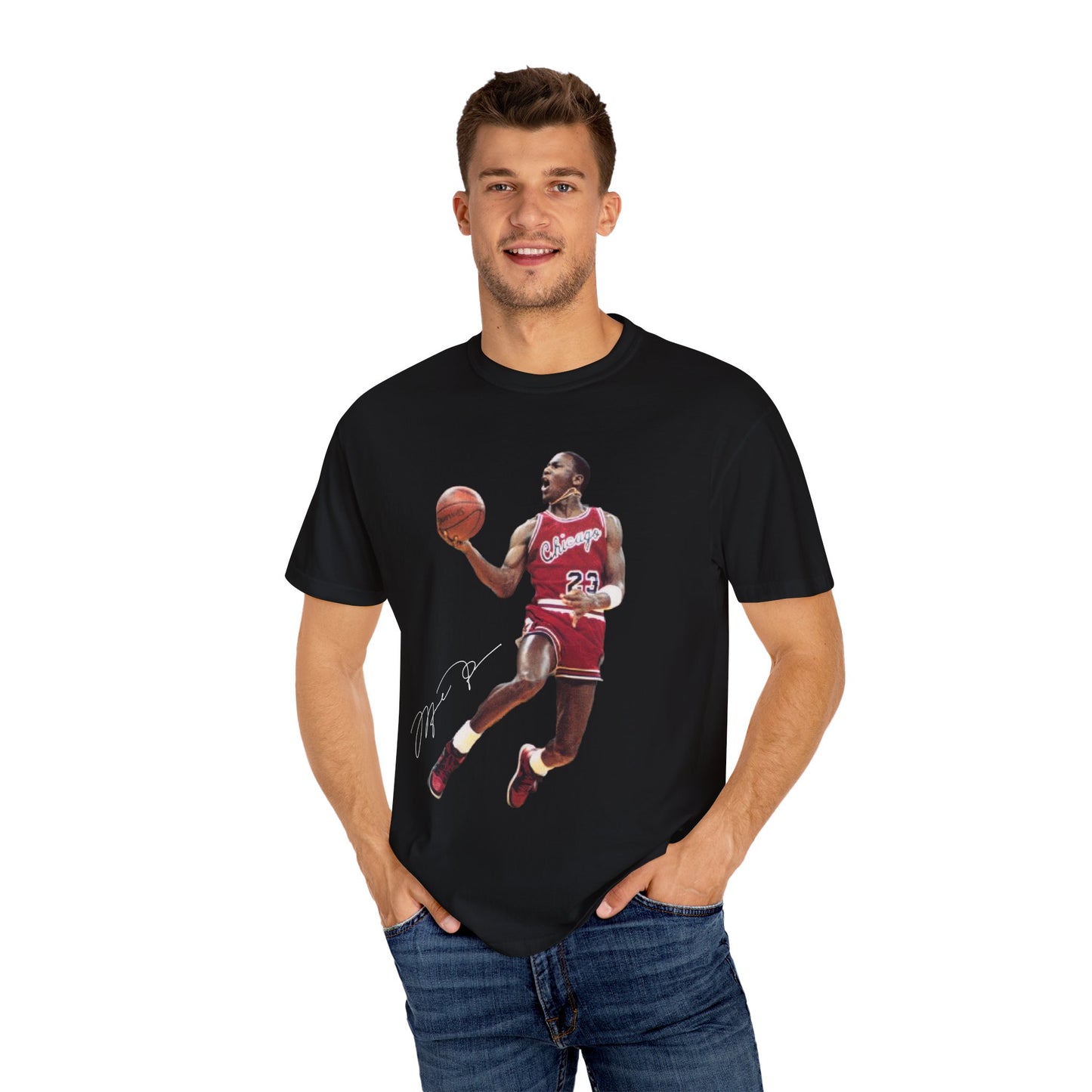 Michael Jordan "The King"- Unisex Heavyweight Cotton T-shirt - Kings Origin Apparel