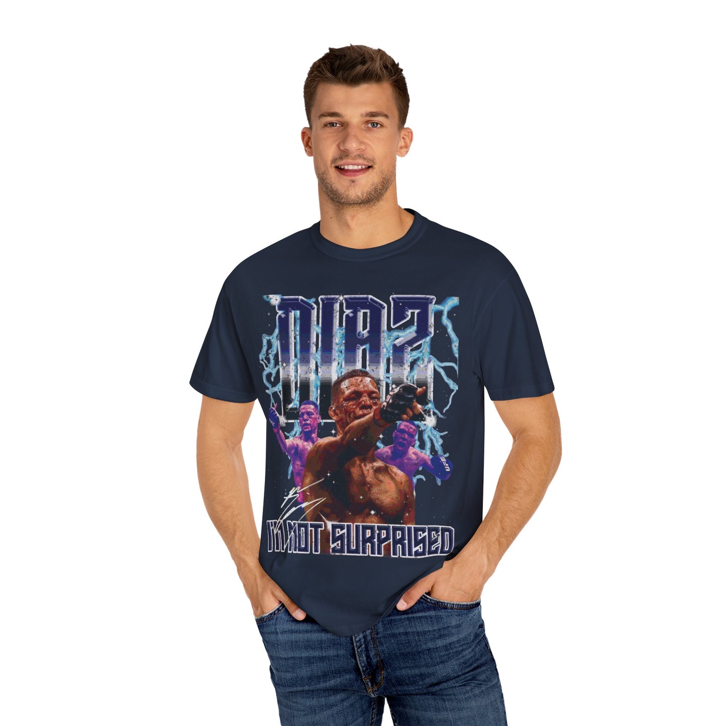 Nate Diaz Bootleg Comfort Colors Graphic Tee