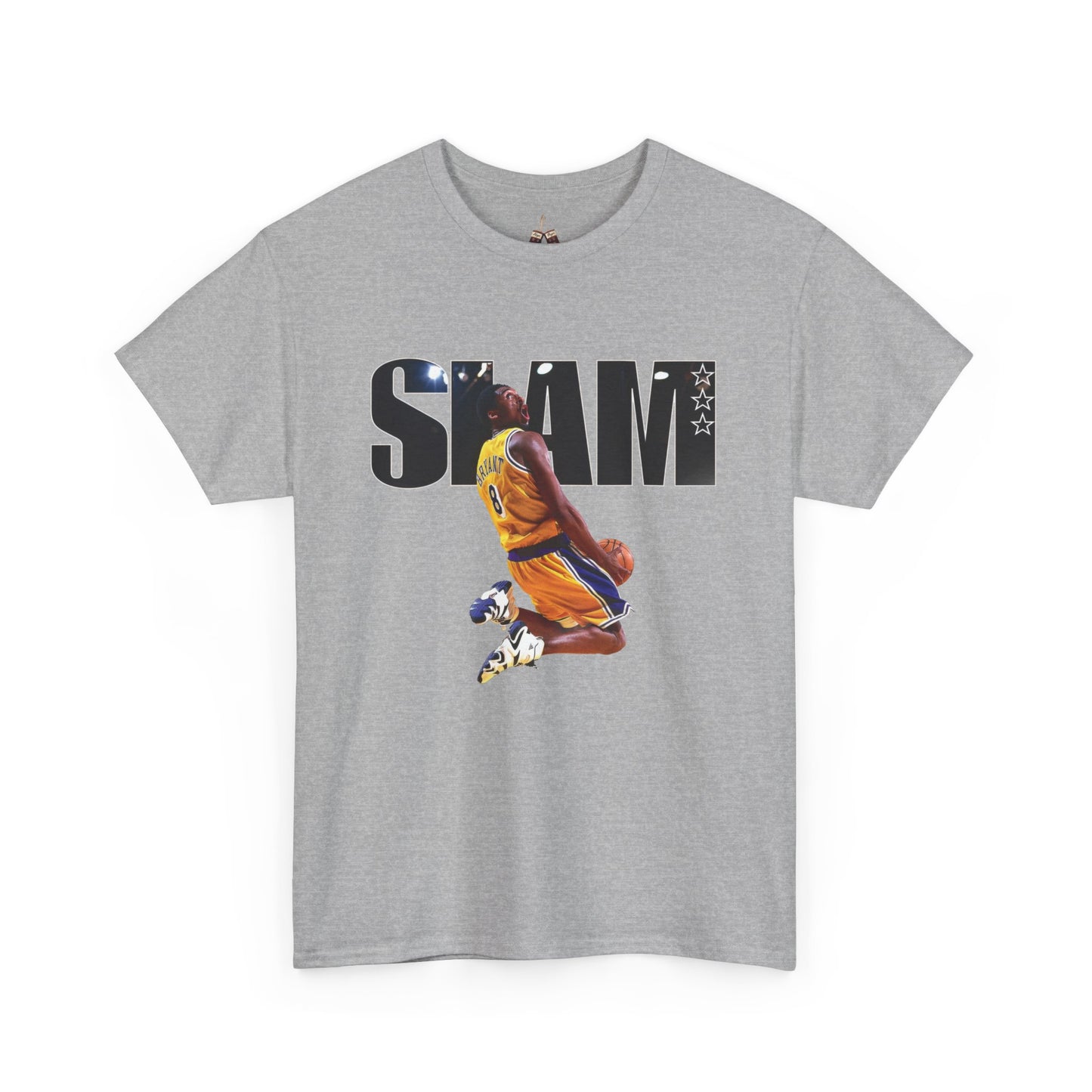 Kobe Unisex Heavyweight Cotton Tee - Basketball Slam Graphic