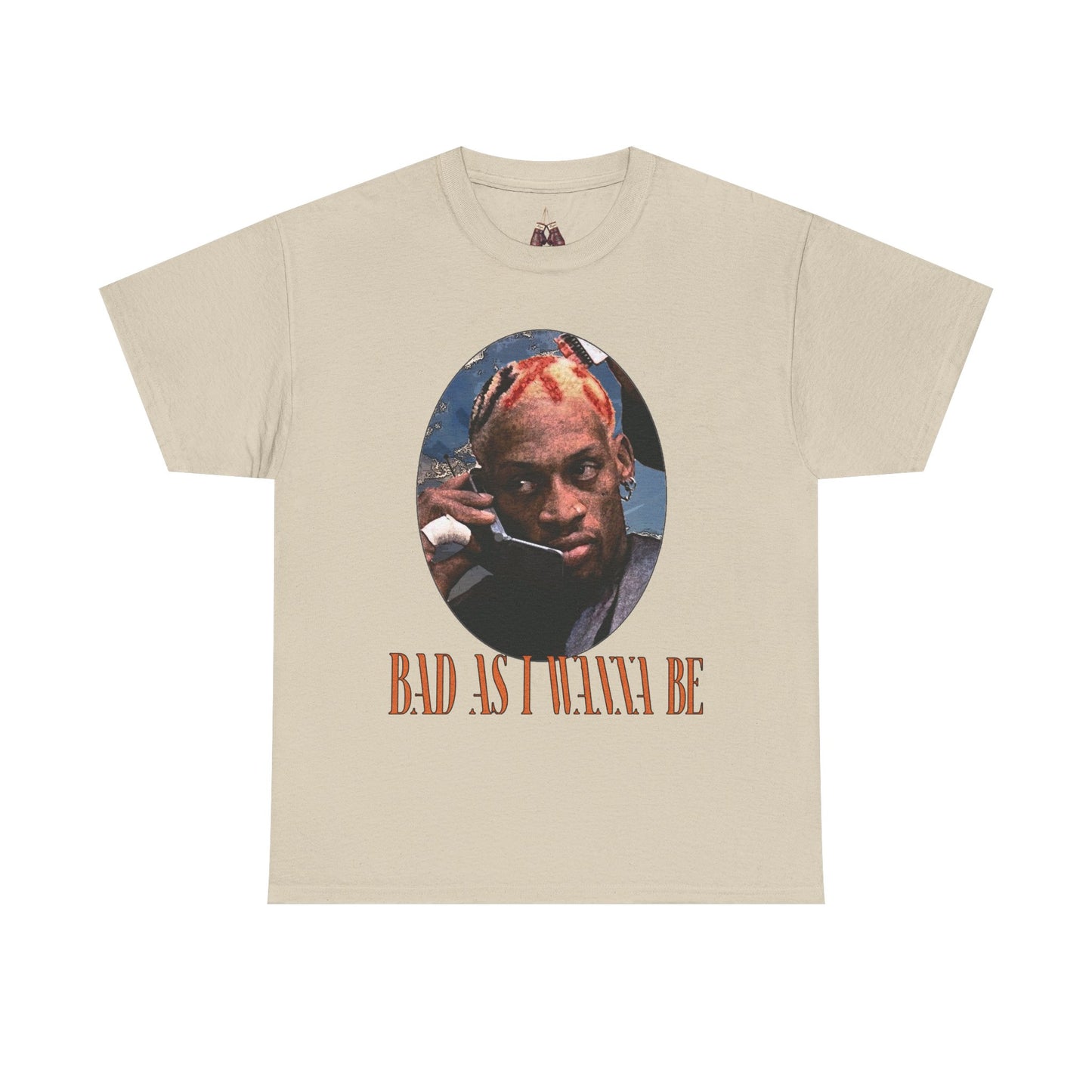 Dennis Rodman- The Worm Unisex Heavyweight Cotton Tee - "Bad As I Wanna Be" Graphic Shirt