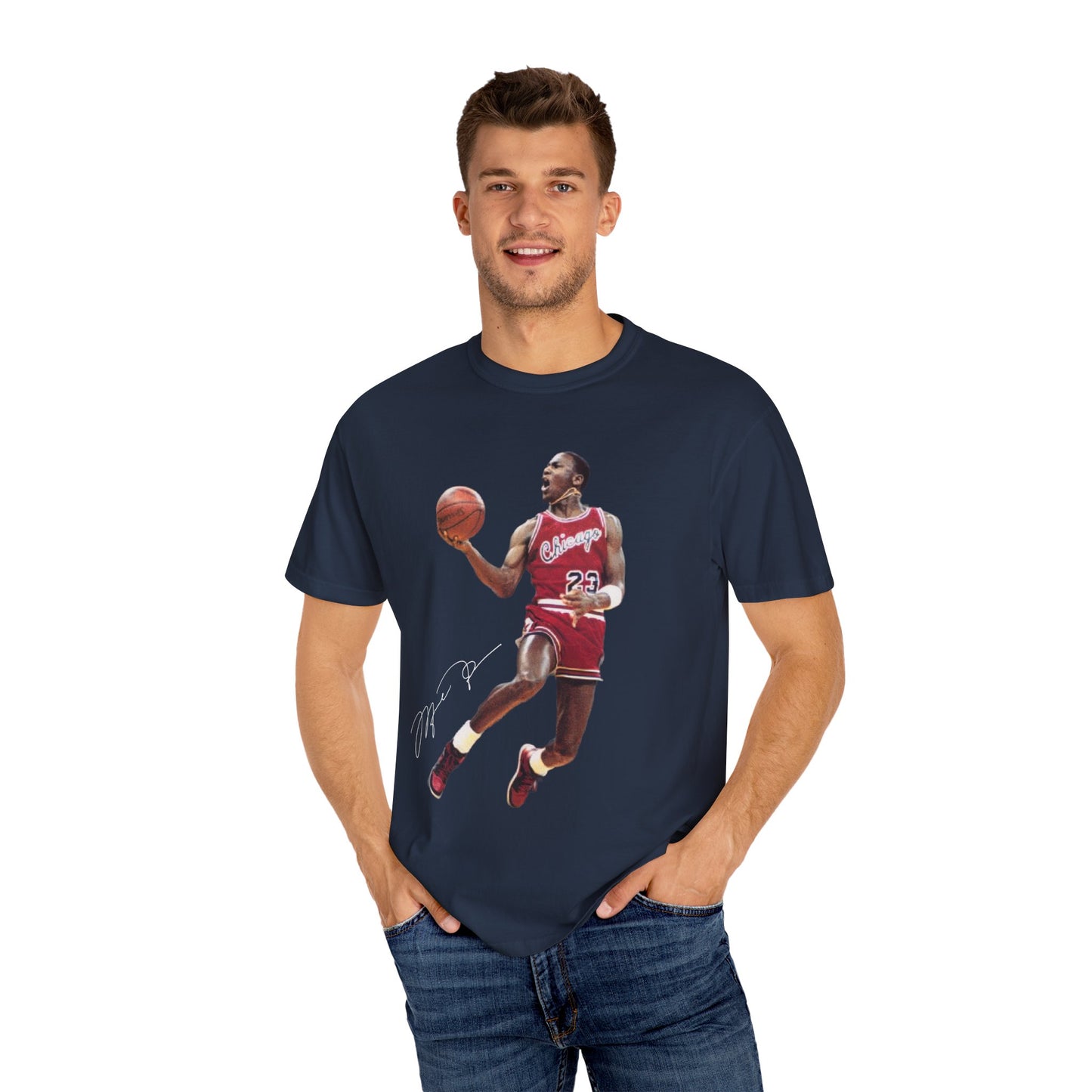 Michael Jordan "The King"- Unisex Heavyweight Cotton T-shirt - Kings Origin Apparel