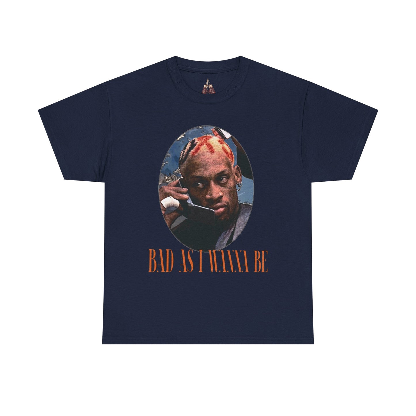 Dennis Rodman- The Worm Unisex Heavyweight Cotton Tee - "Bad As I Wanna Be" Graphic Shirt