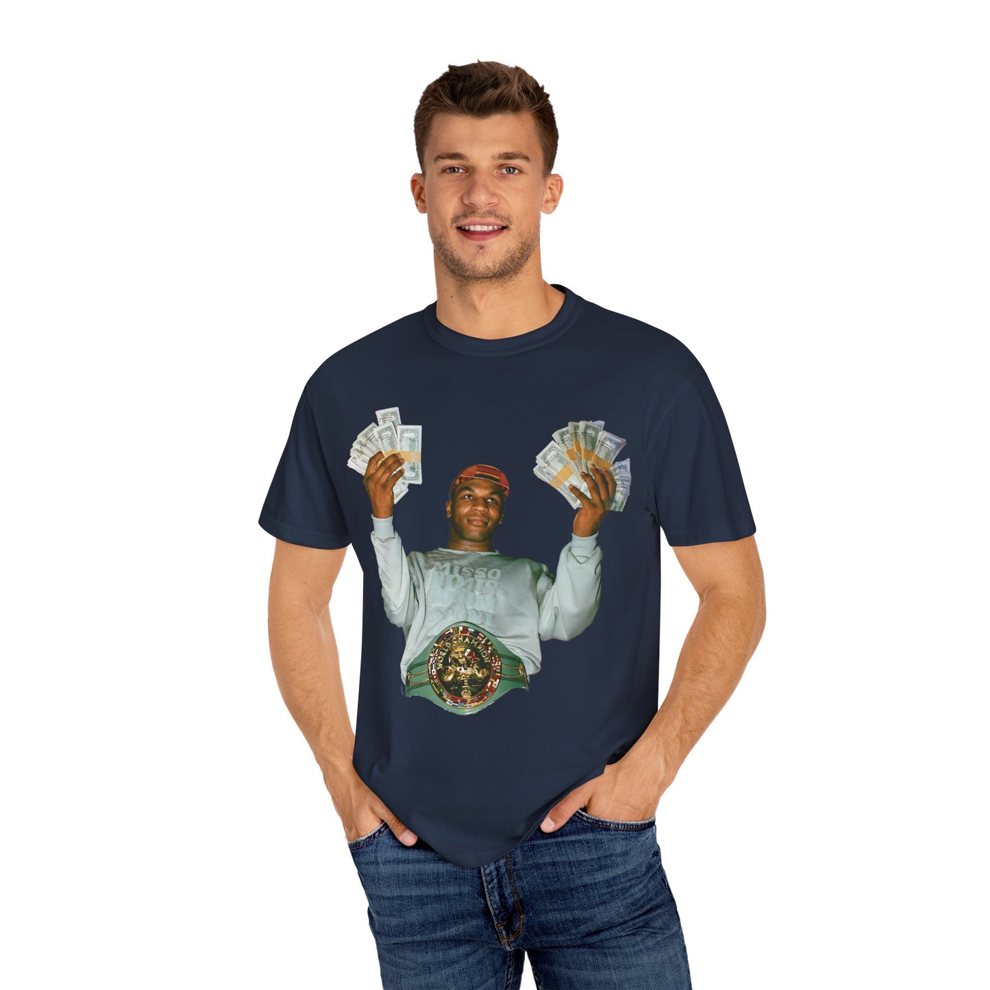 Mike Tyson Money- Unisex Heavyweight Cotton T-shirt - Kings Origin Apparel