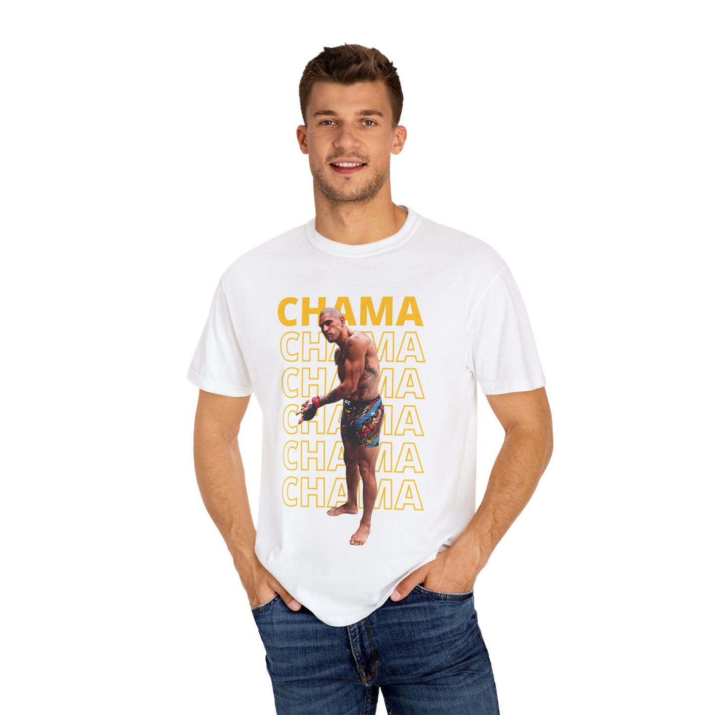 Alex Pereira "Chama" Unisex Heavyweight T-shirt - Kings Origin Apparel