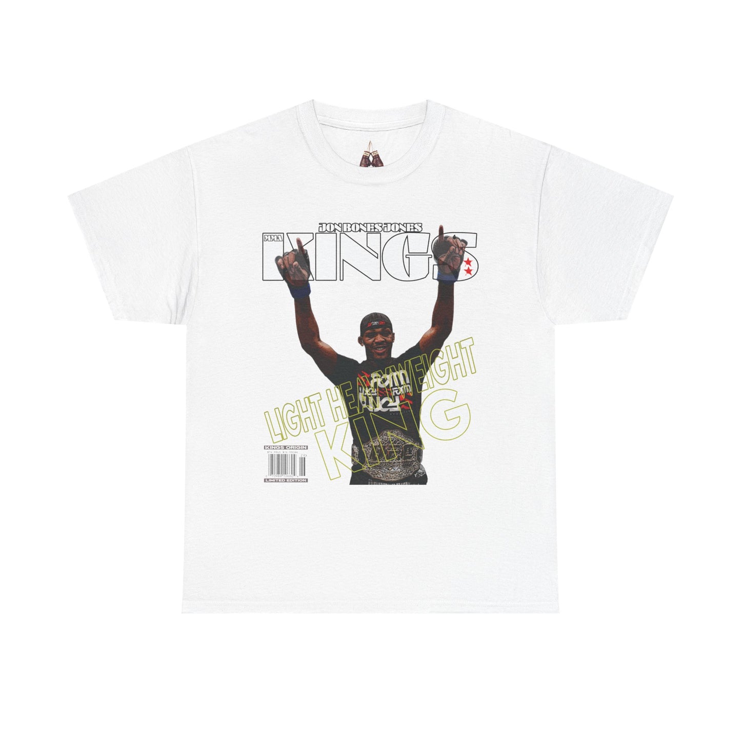 Jon Jones UFC King Graphic Unisex Heavyweight Cotton Tee