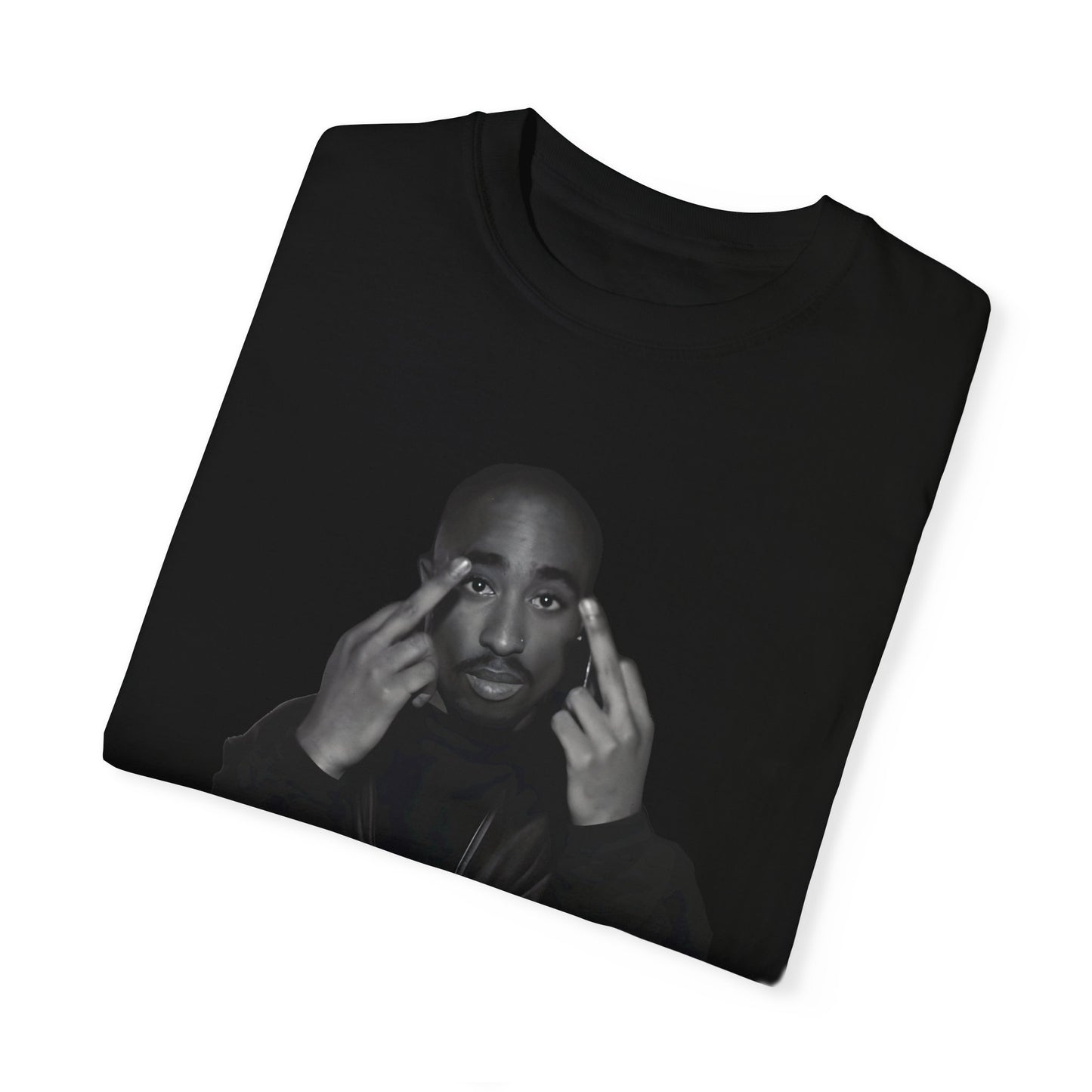 Tupac PAC- Unisex Garment-Dyed Heavyweight T-shirt - Kings Origin Apparel