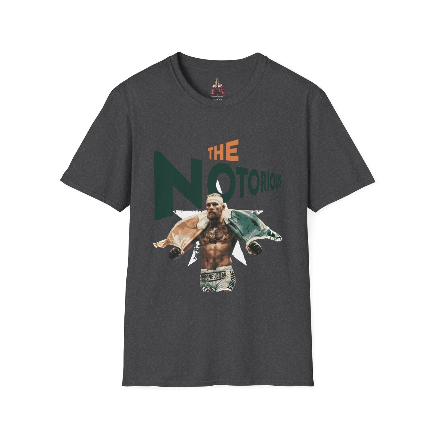 Notorious Conor McGregor MMA Unisex Softstyle T-Shirt, Athletic Wear, Sports Fan Apparel, Gift for Fighters, Casual Graphic Tee - Kings Origin Apparel