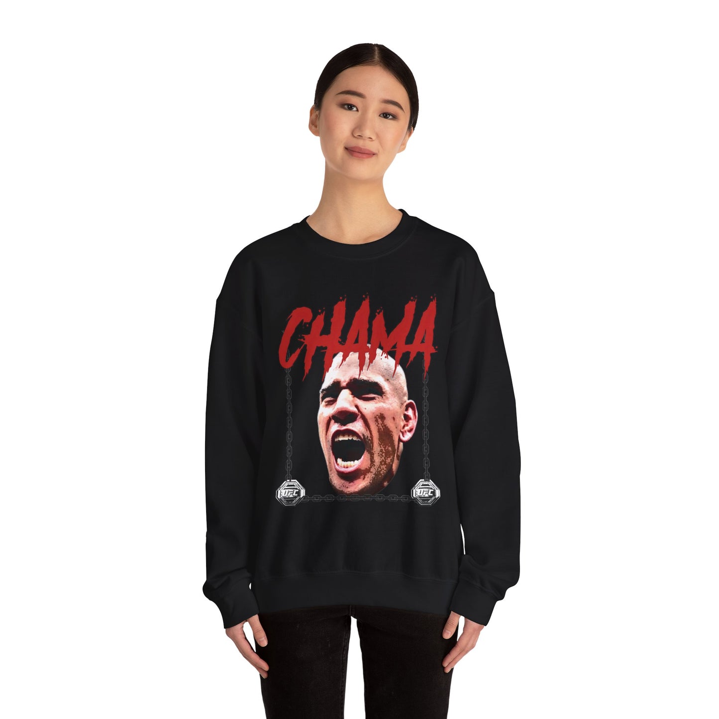 Alex Pereira CHAMA Sweatshirt Graphic Design - Kings Origin Apparel