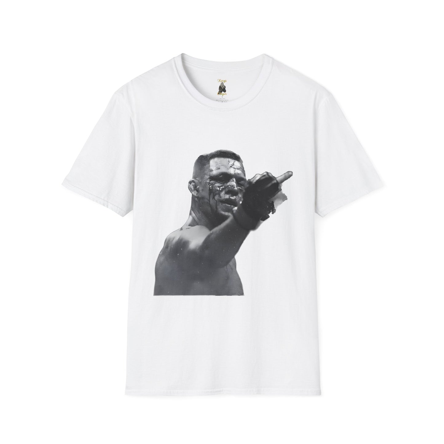 Nate Diaz Middle Finger- Unisex Softstyle T-Shirt - Kings Origin Apparel