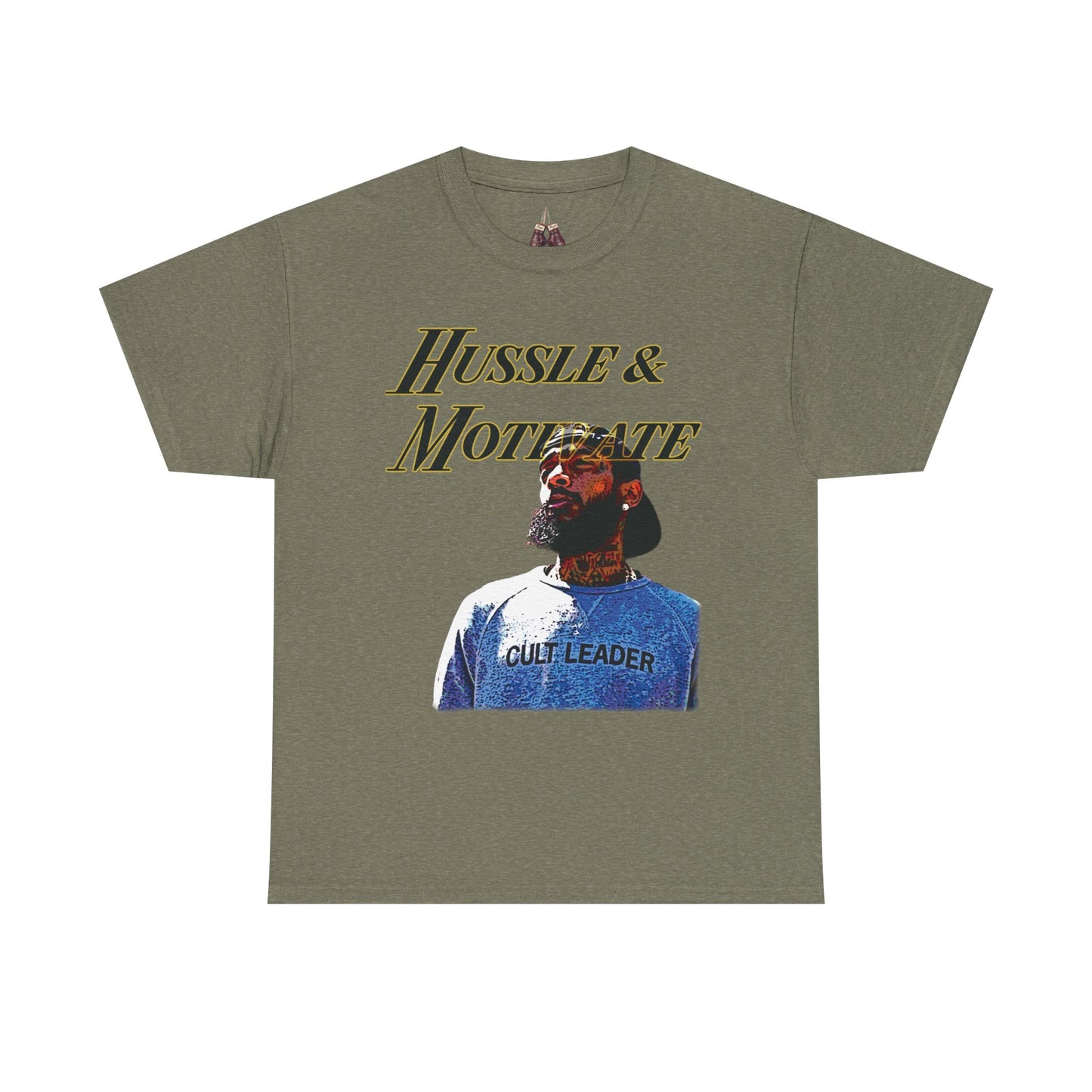 Hussle & Motivate- Unisex Heavy Cotton Tee - Kings Origin Apparel