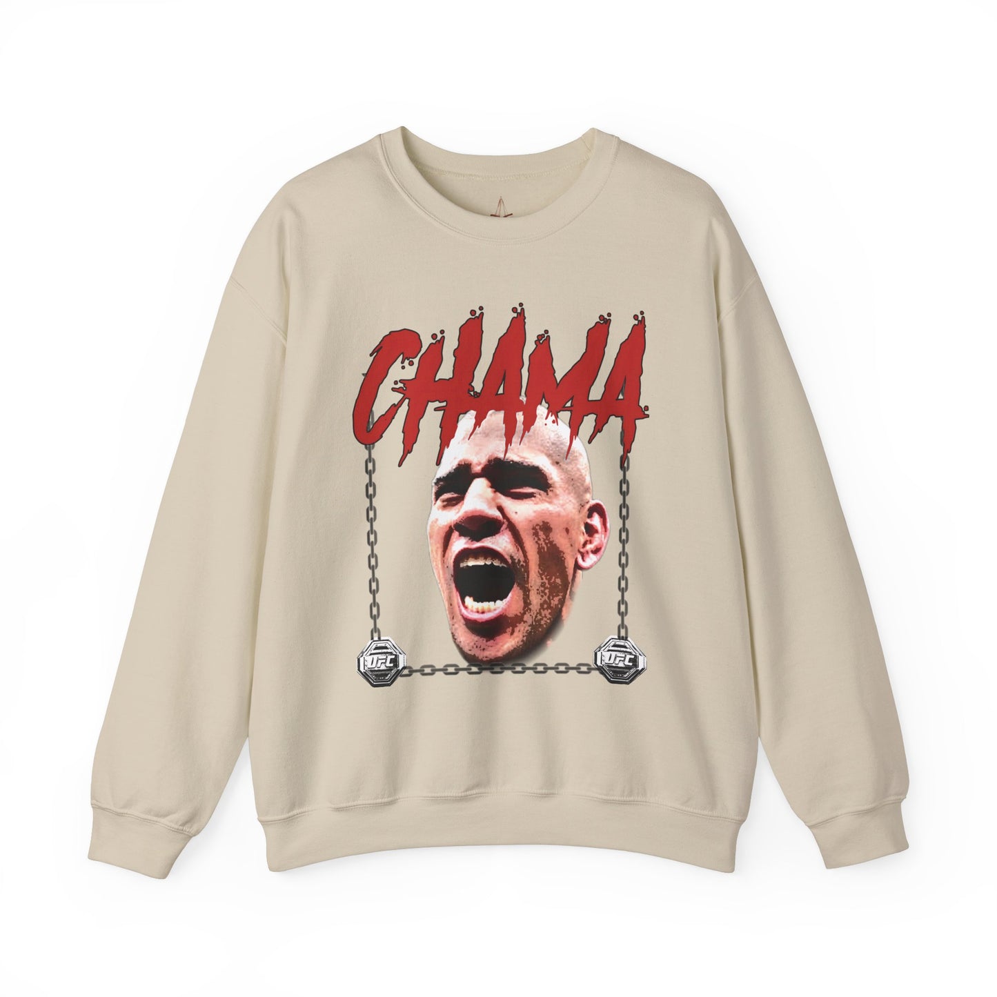 Alex Pereira CHAMA Sweatshirt Graphic Design - Kings Origin Apparel