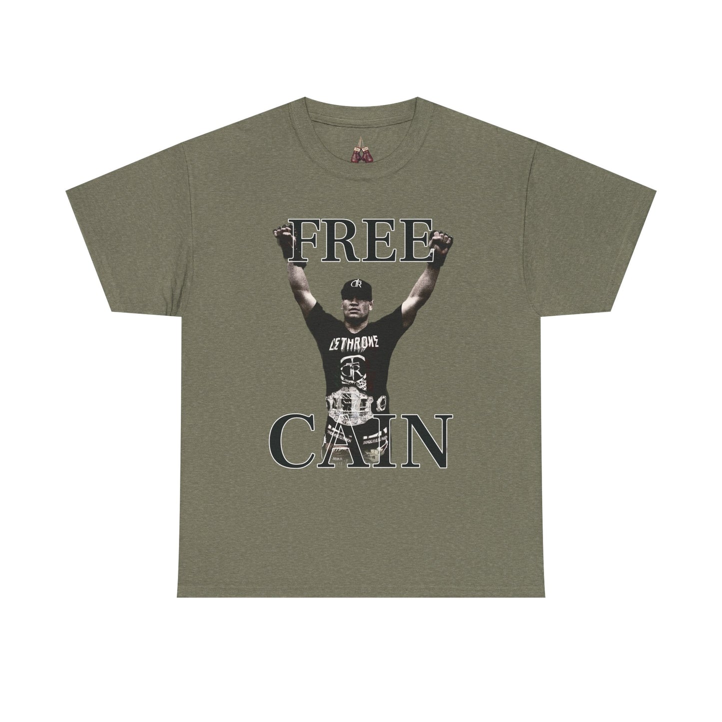 Free Cain V Graphic Tee - Unisex Heavy Cotton Shirt, Casual Wear, Streetwear, Gift for Activists, Statement Tee, Trendy Apparel - Kings Origin Apparel