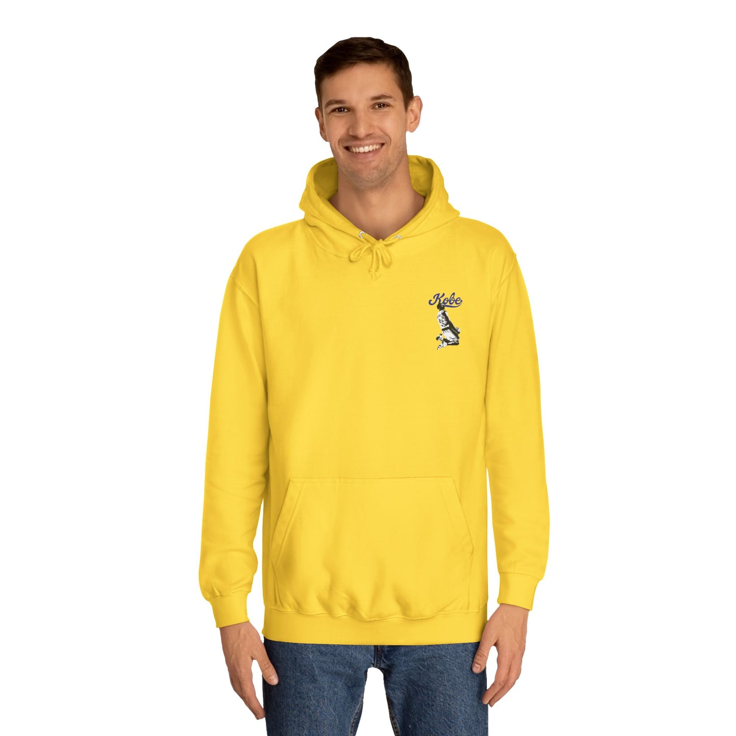 Kobe Bryant Unisex College Hoodie - Comfy Athletic Wear, Fashionable Gift for Sports Lovers, Casual Streetwear for College, Great for Game - Kings Origin Apparel