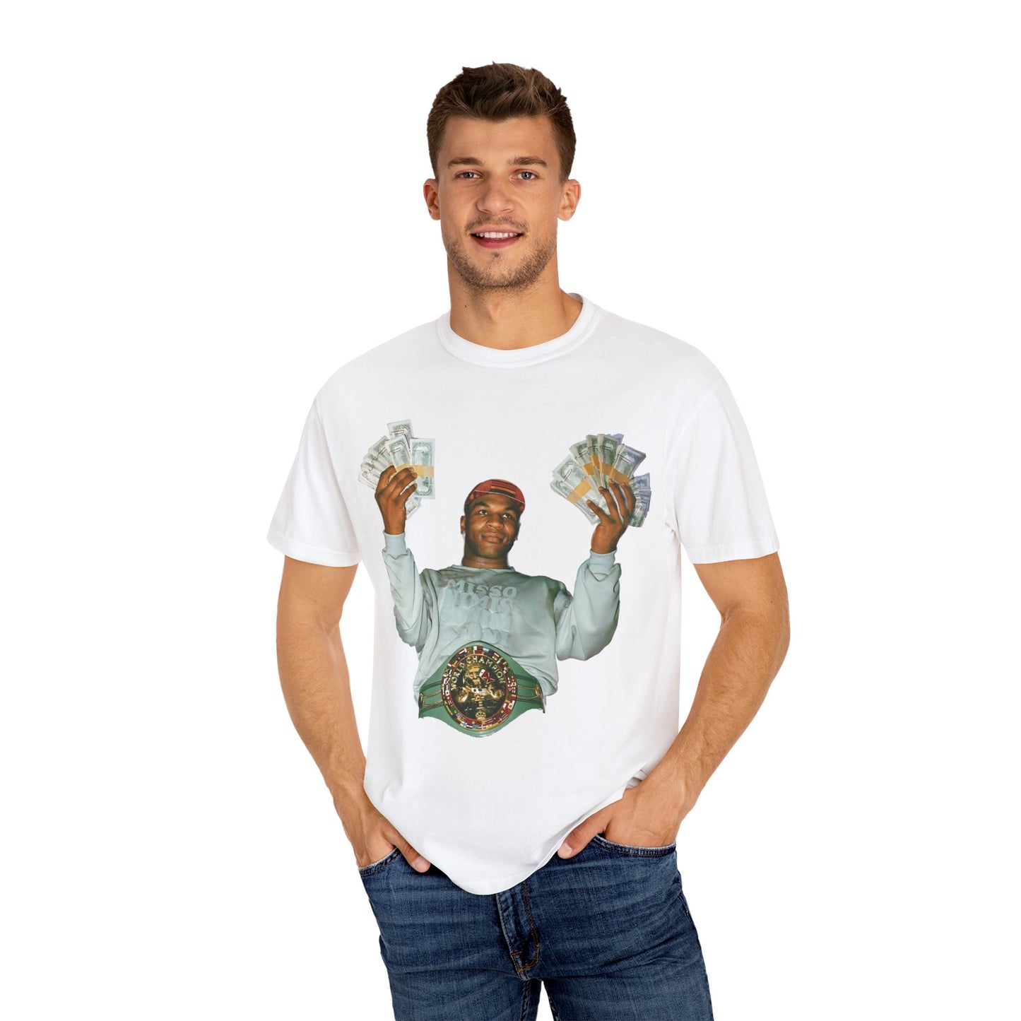 Mike Tyson Money- Unisex Heavyweight Cotton T-shirt - Kings Origin Apparel