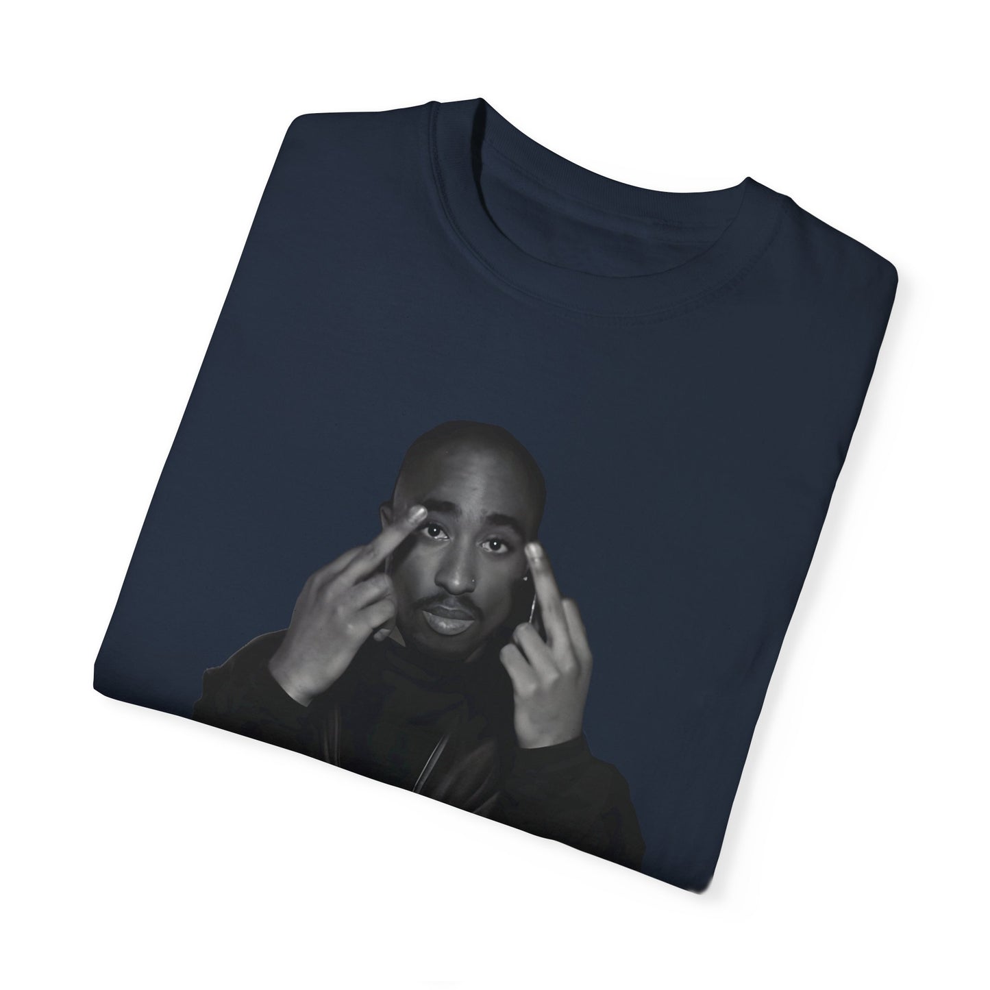 Tupac PAC- Unisex Garment-Dyed Heavyweight T-shirt - Kings Origin Apparel