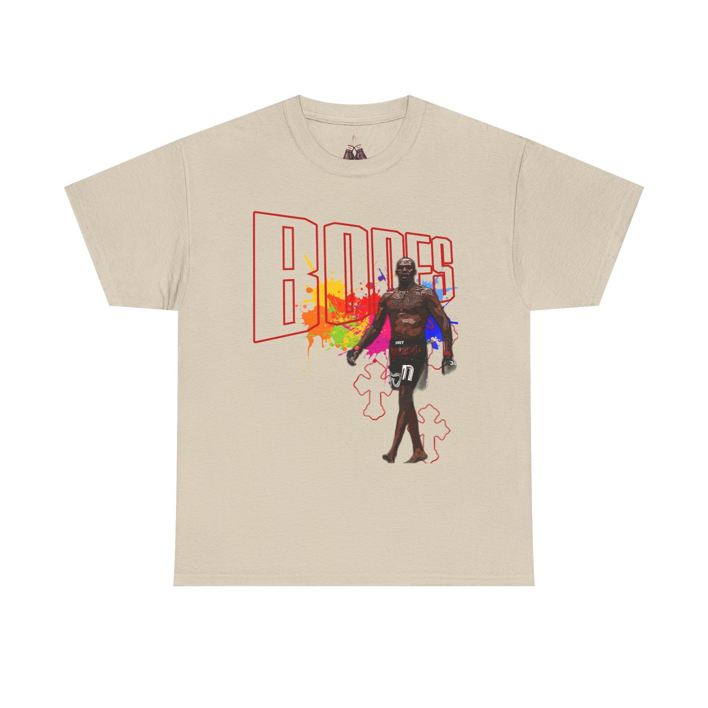 Jon Bones Jones Unisex Heavyweight Cotton Tee - Artist Graphic Tee - Kings Origin Apparel