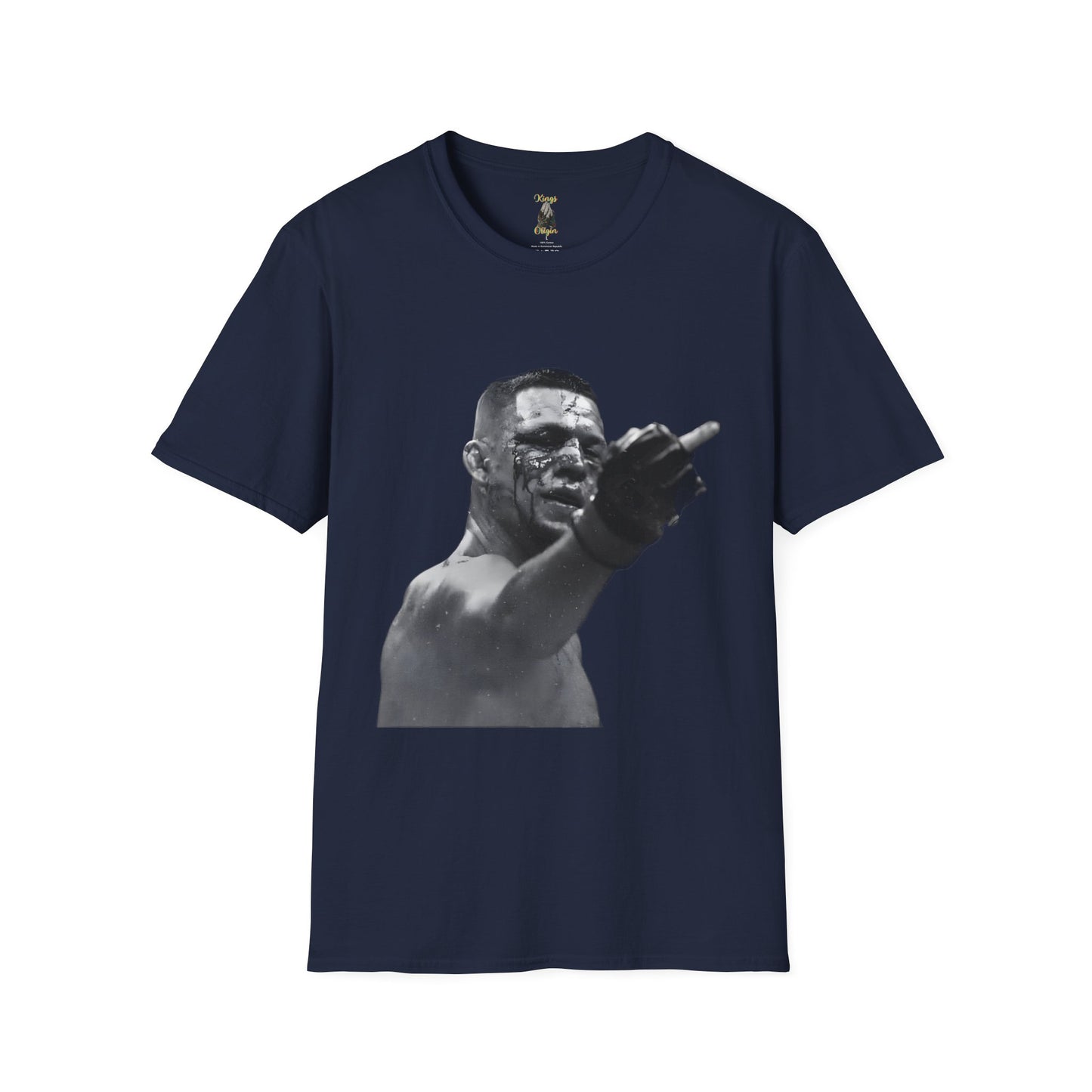 Nate Diaz Middle Finger- Unisex Softstyle T-Shirt - Kings Origin Apparel