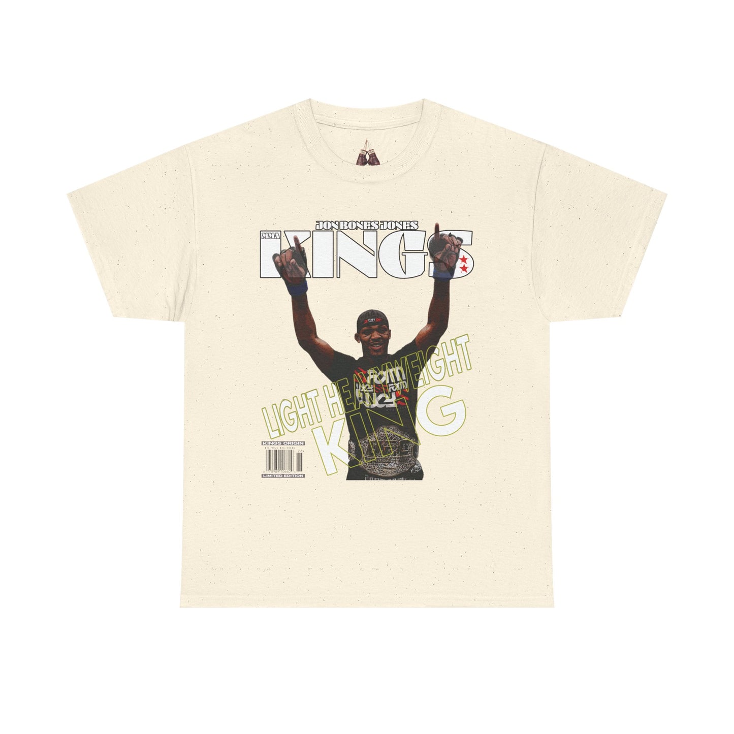 Jon Jones UFC King Graphic Unisex Heavyweight Cotton Tee
