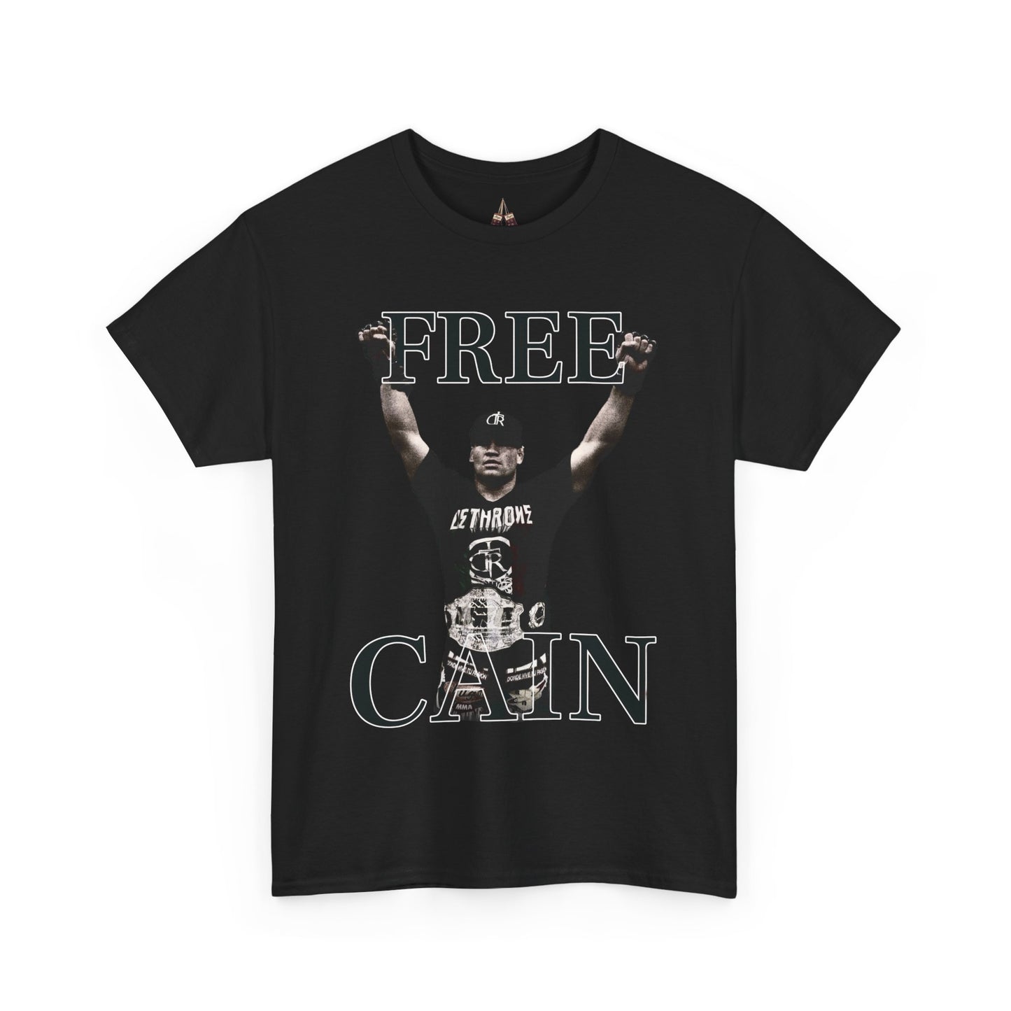 Free Cain V Graphic Tee - Unisex Heavy Cotton Shirt, Casual Wear, Streetwear, Gift for Activists, Statement Tee, Trendy Apparel - Kings Origin Apparel