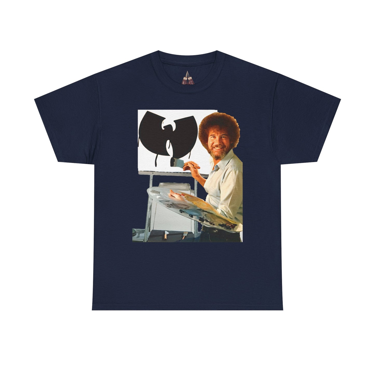 Bob Ross x Wu-Tang Clan- Unisex Heavyweight Cotton Tee - Kings Origin Apparel