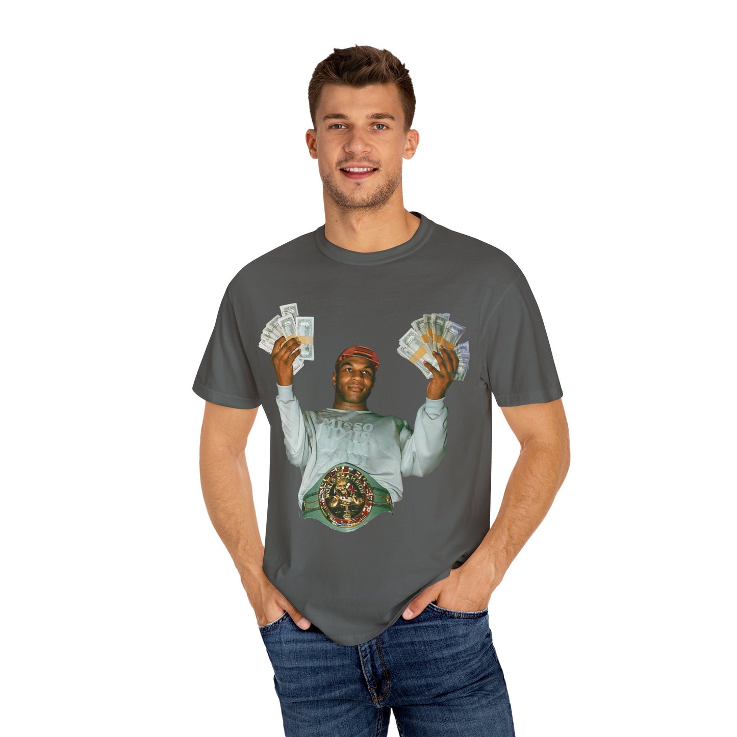 Mike Tyson Money- Unisex Heavyweight Cotton T-shirt - Kings Origin Apparel