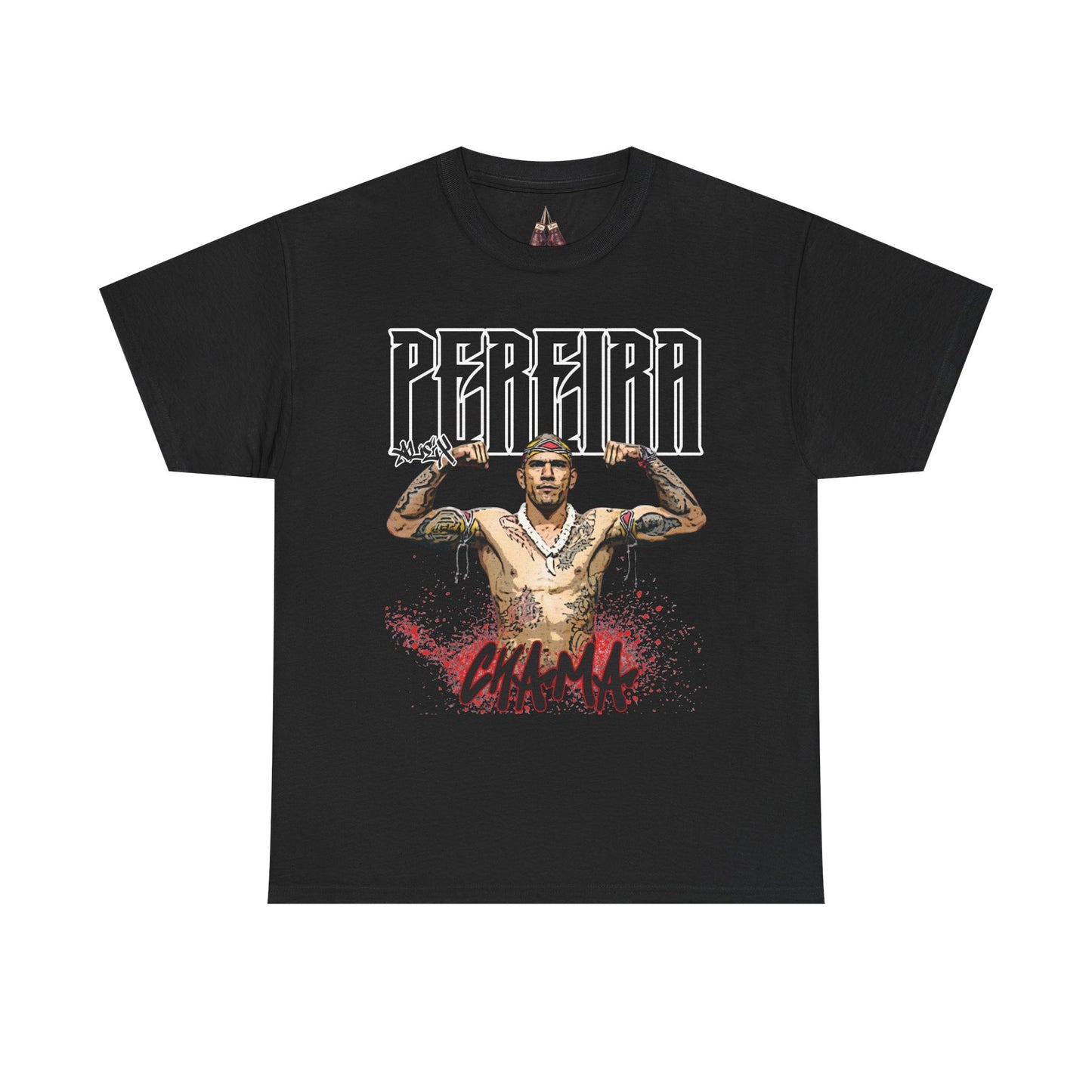 Alex Poatan Pereira Brazilian MMA Fighter Men's Black Size
