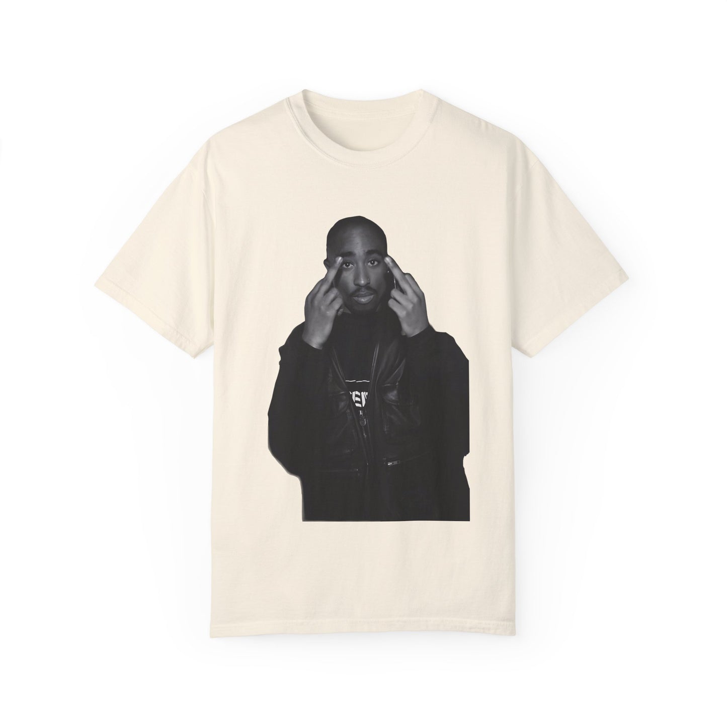 Tupac PAC- Unisex Garment-Dyed Heavyweight T-shirt - Kings Origin Apparel