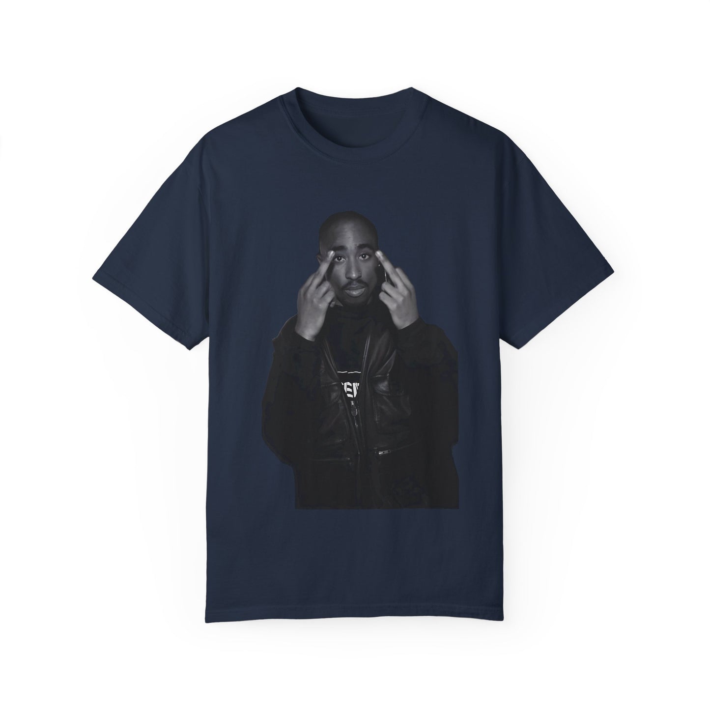 Tupac PAC- Unisex Garment-Dyed Heavyweight T-shirt - Kings Origin Apparel