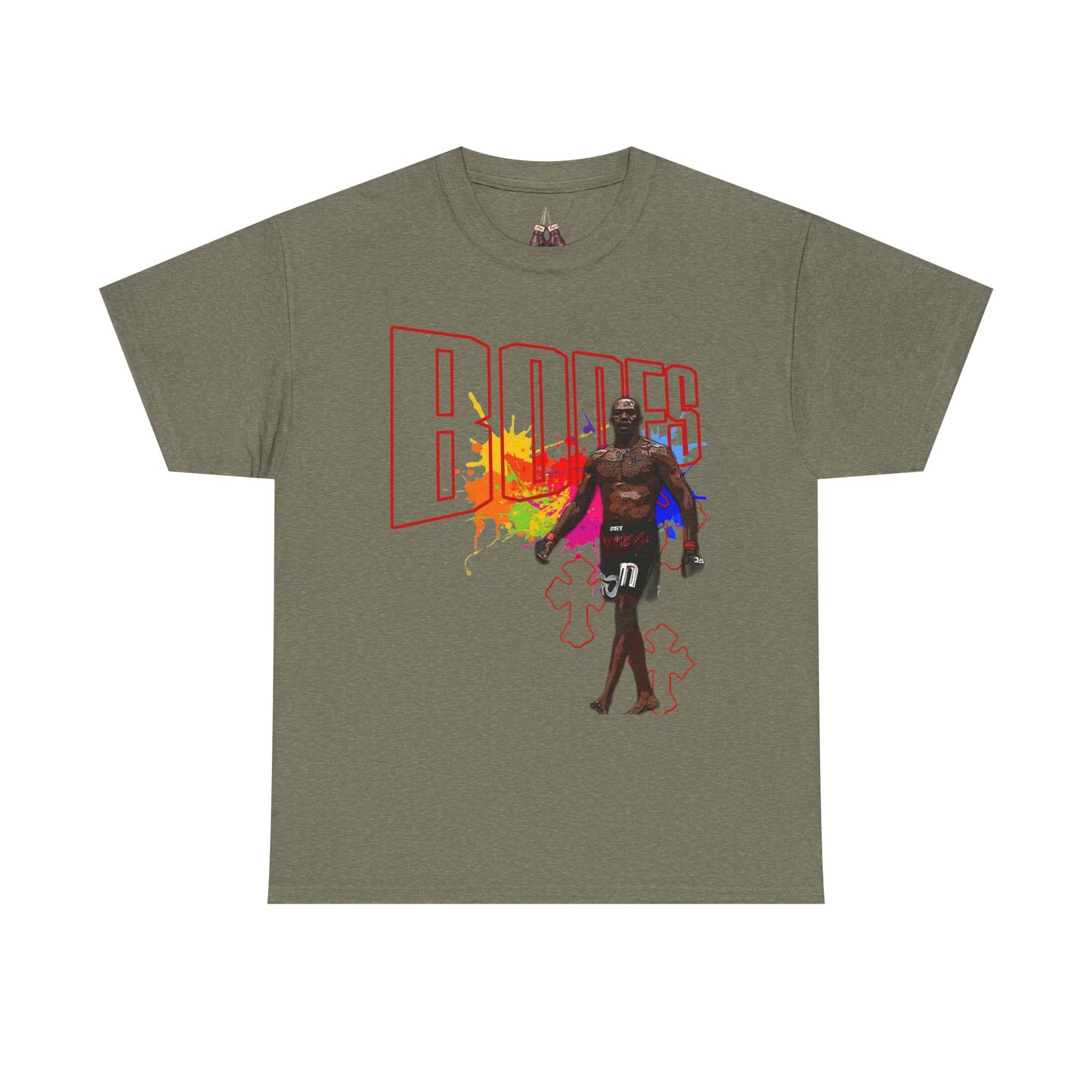 Jon Bones Jones Unisex Heavyweight Cotton Tee - Artist Graphic Tee - Kings Origin Apparel