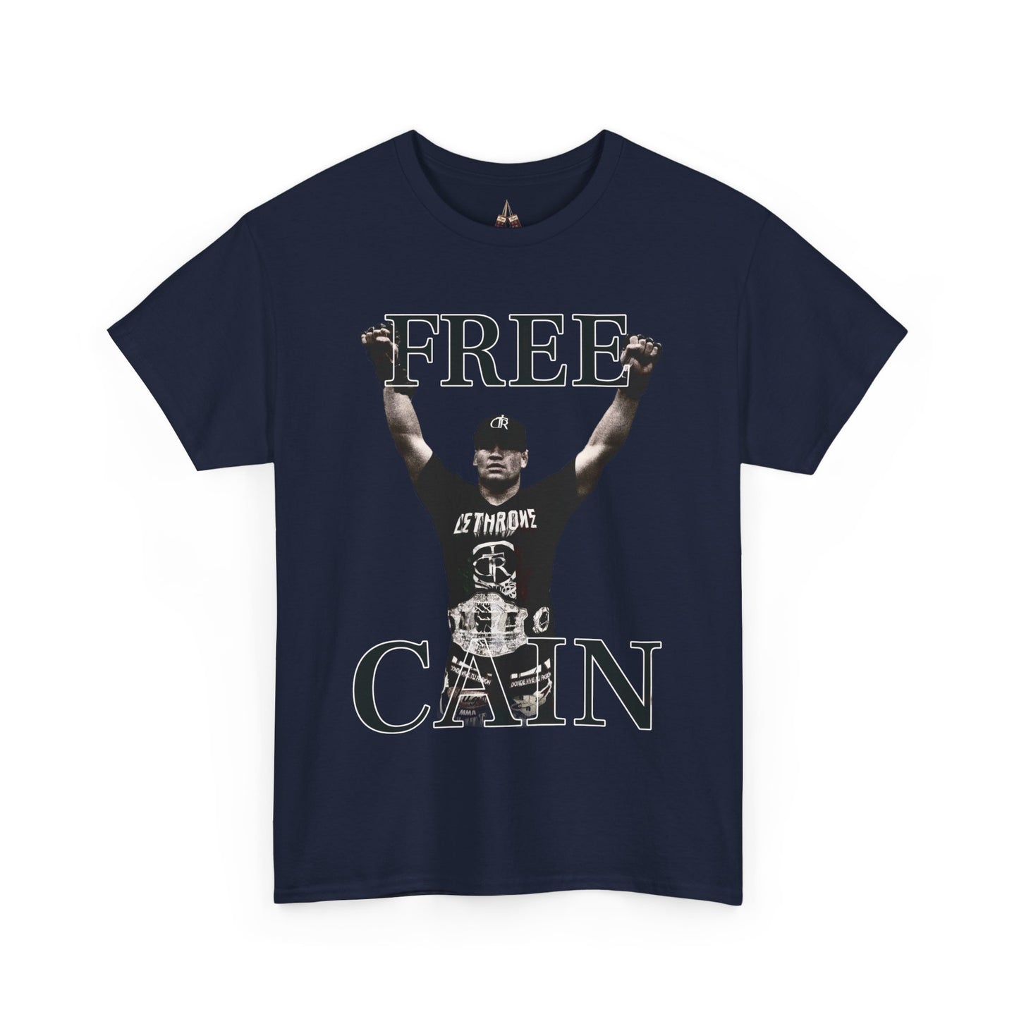 Free Cain V Graphic Tee - Unisex Heavy Cotton Shirt, Casual Wear, Streetwear, Gift for Activists, Statement Tee, Trendy Apparel - Kings Origin Apparel