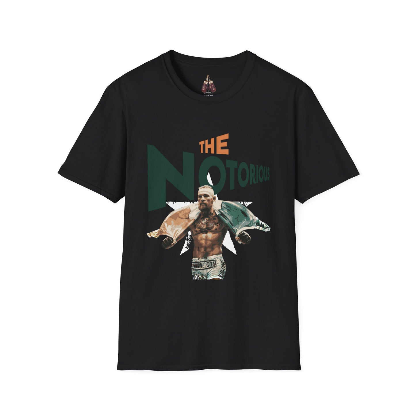 Notorious Conor McGregor MMA Unisex Softstyle T-Shirt, Athletic Wear, Sports Fan Apparel, Gift for Fighters, Casual Graphic Tee - Kings Origin Apparel