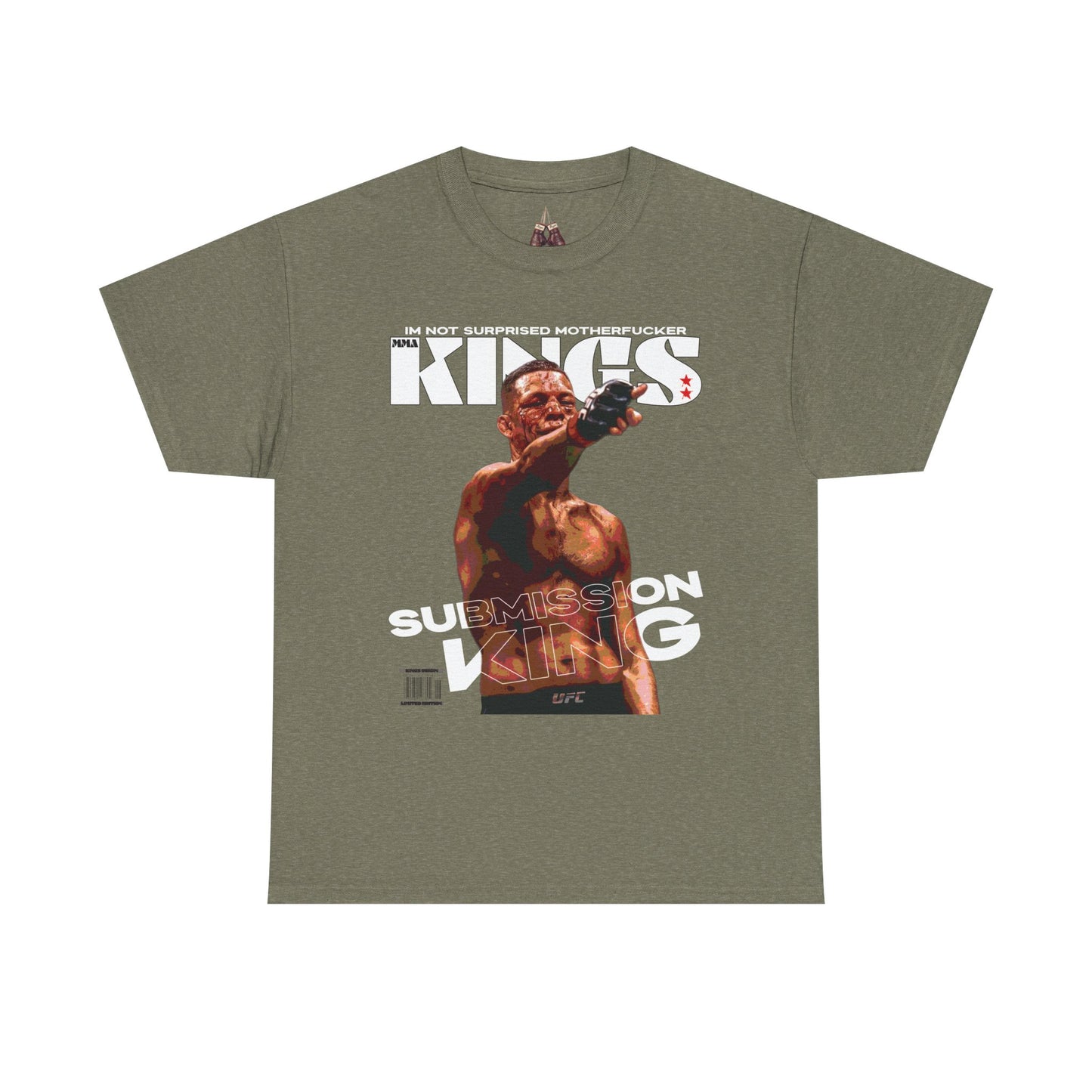 Kings Origin "Submission King" Nate Diaz T-Shirt Immortalize the Moment That Changed UFC History - Kings Origin Apparel