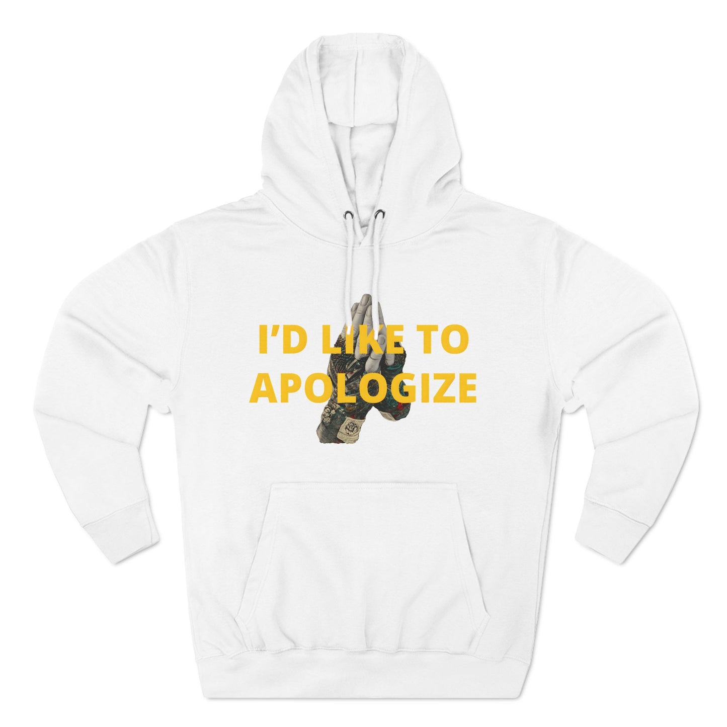 Conor McGregor Apologize- Three-Panel Fleece Hoodie - Kings Origin Apparel