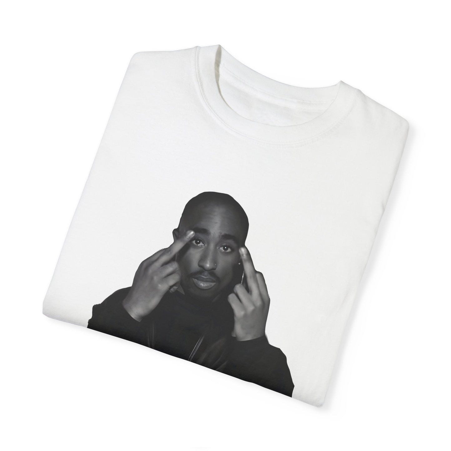 Tupac PAC- Unisex Garment-Dyed Heavyweight T-shirt - Kings Origin Apparel