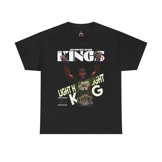 Jon Jones UFC King Graphic Unisex Heavyweight Cotton Tee