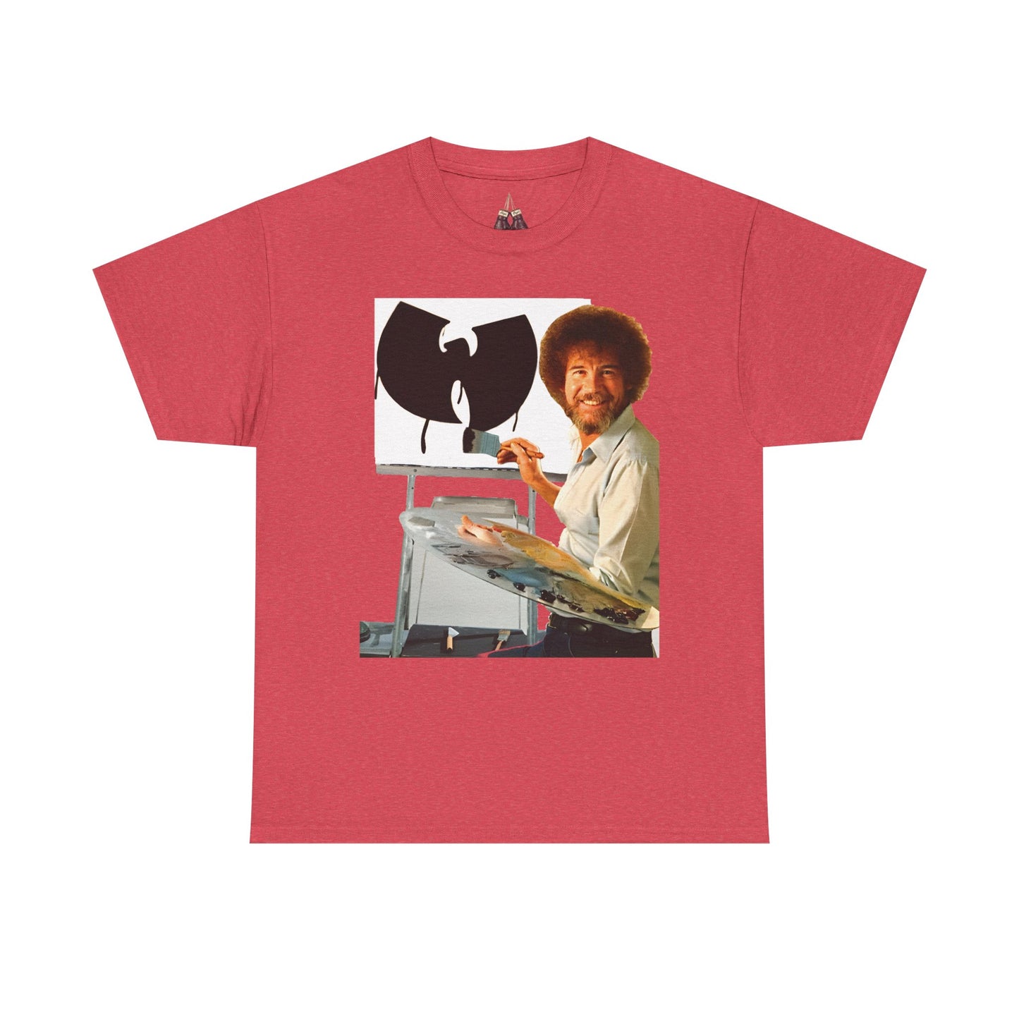 Bob Ross x Wu-Tang Clan- Unisex Heavyweight Cotton Tee - Kings Origin Apparel
