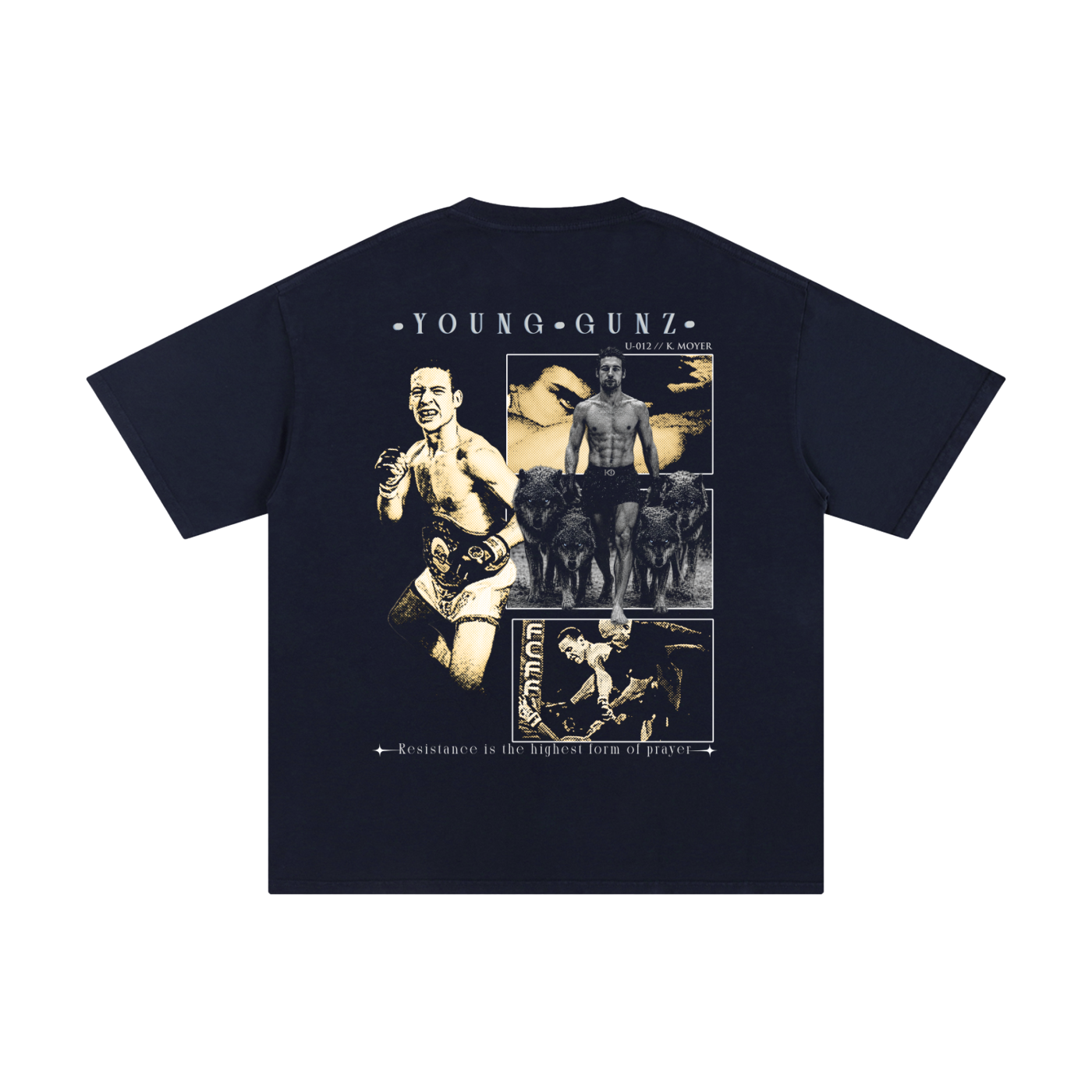 Keaneo Moyer YOung Gunz Unisex Cotton T-Shirt - Kings Origin Apparel