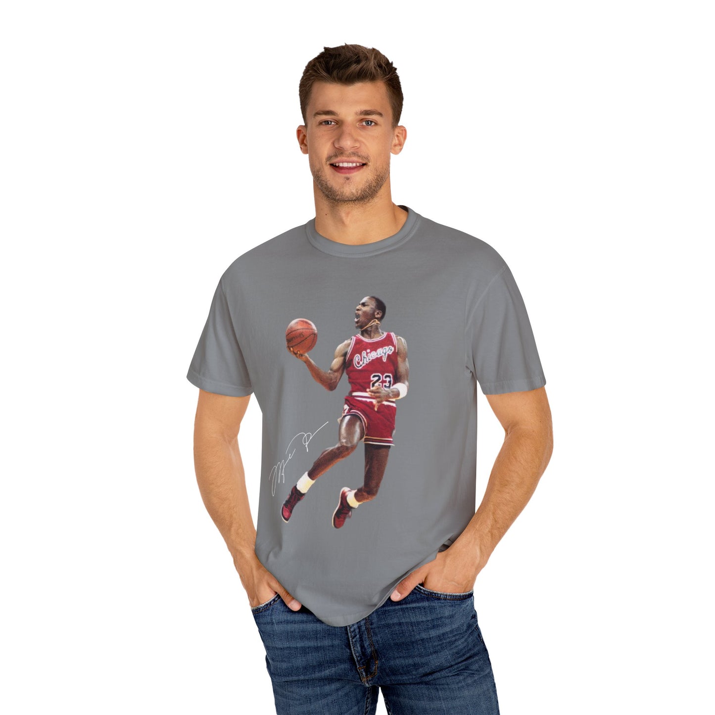 Michael Jordan "The King"- Unisex Heavyweight Cotton T-shirt - Kings Origin Apparel