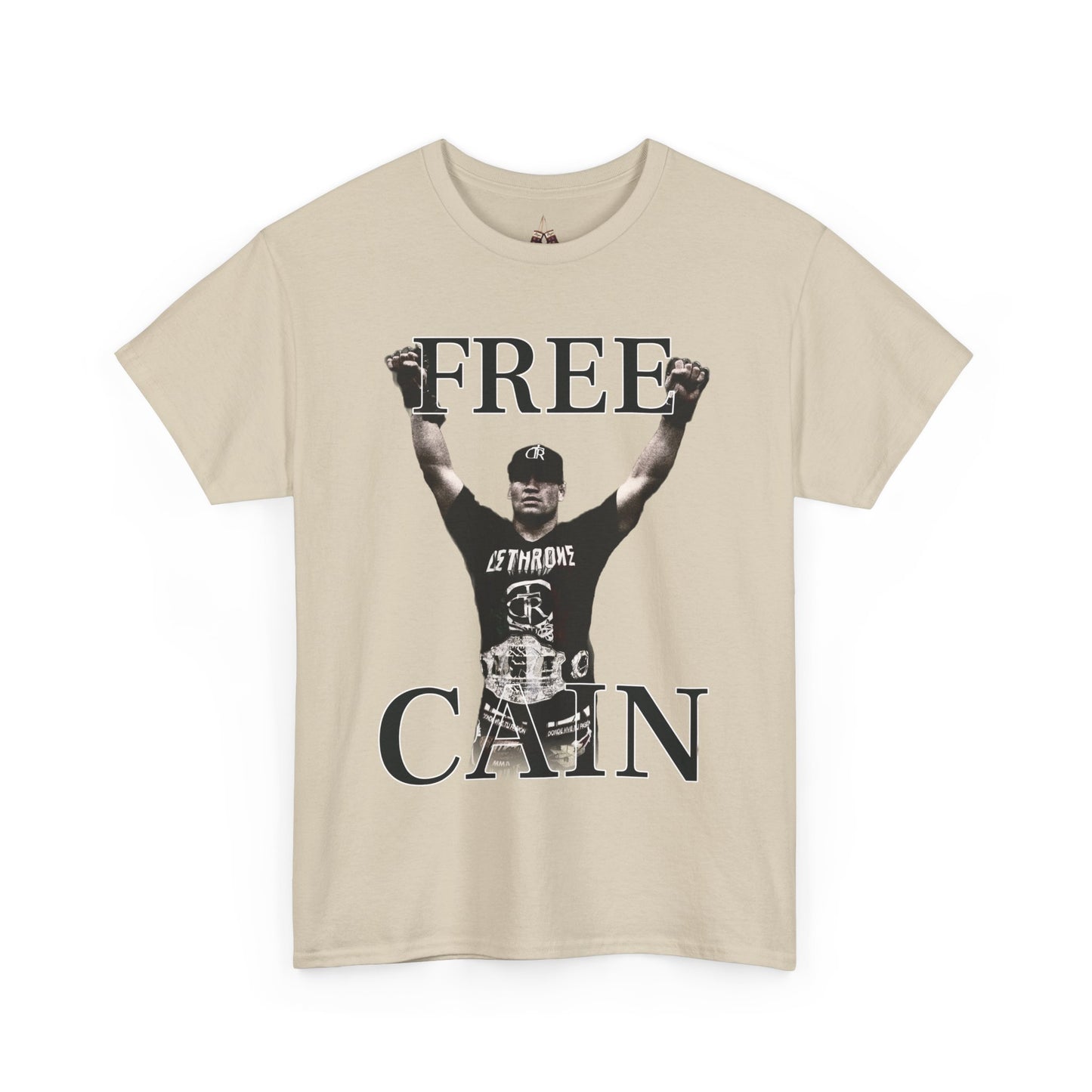 Free Cain V Graphic Tee - Unisex Heavy Cotton Shirt, Casual Wear, Streetwear, Gift for Activists, Statement Tee, Trendy Apparel - Kings Origin Apparel