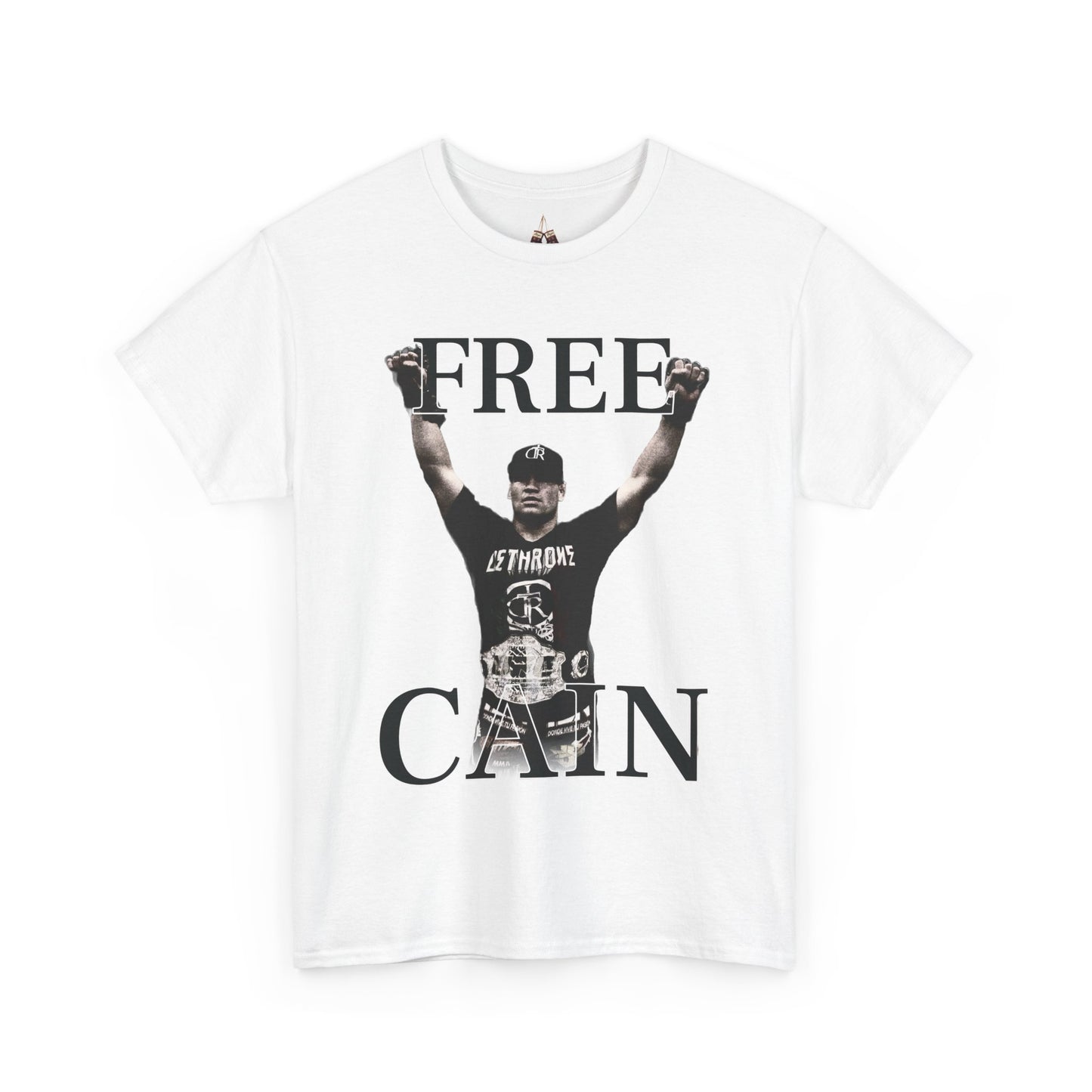 Free Cain V Graphic Tee - Unisex Heavy Cotton Shirt, Casual Wear, Streetwear, Gift for Activists, Statement Tee, Trendy Apparel - Kings Origin Apparel
