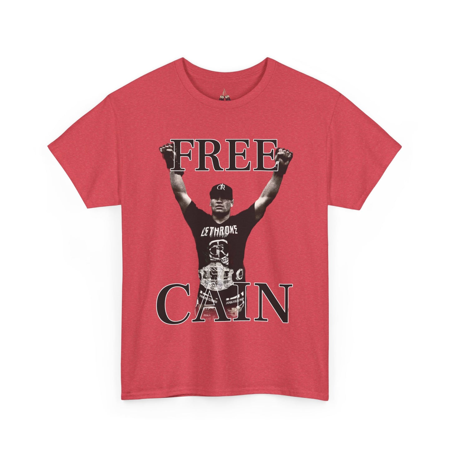 Free Cain V Graphic Tee - Unisex Heavy Cotton Shirt, Casual Wear, Streetwear, Gift for Activists, Statement Tee, Trendy Apparel - Kings Origin Apparel