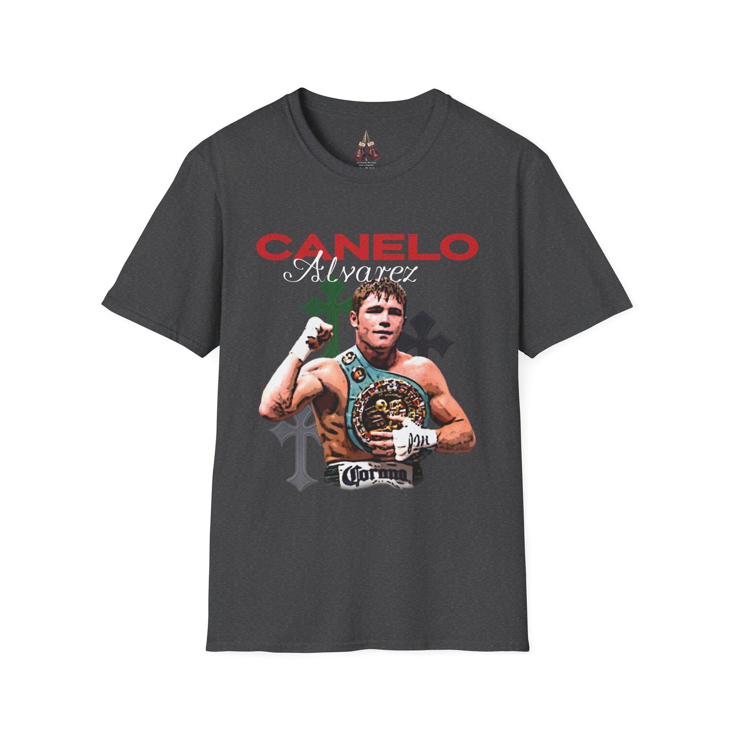 Canelo Alvarez Unisex Softstyle T-Shirt, Sports Fan Apparel, Boxing Gift, Casual Wear, Birthday Present, Concert Outfit - Kings Origin Apparel