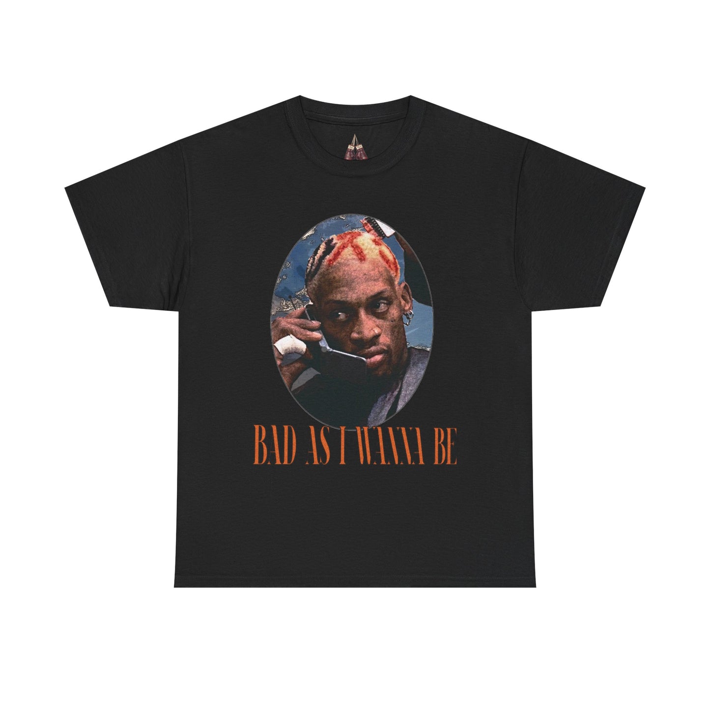 Dennis Rodman- The Worm Unisex Heavyweight Cotton Tee - "Bad As I Wanna Be" Graphic Shirt