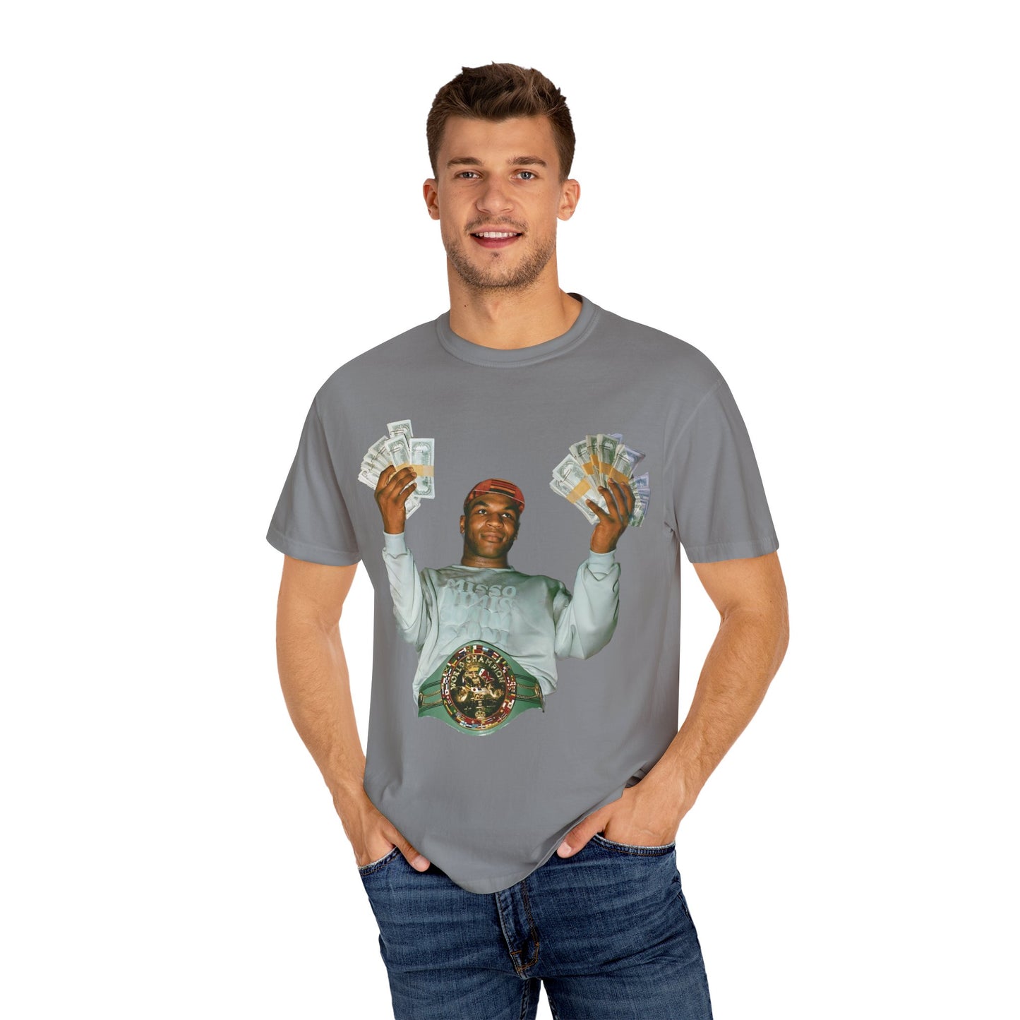 Mike Tyson Money- Unisex Heavyweight Cotton T-shirt - Kings Origin Apparel