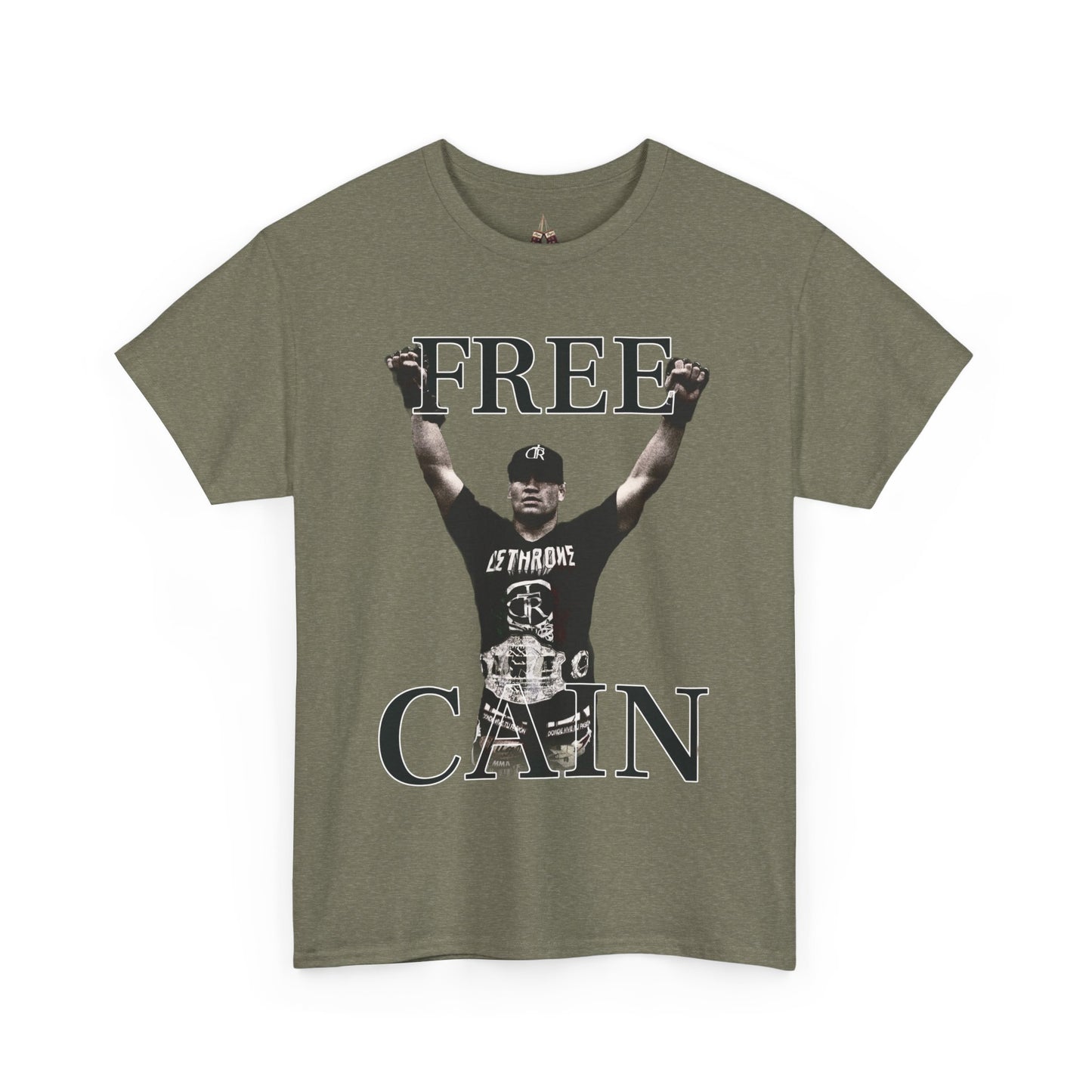 Free Cain V Graphic Tee - Unisex Heavy Cotton Shirt, Casual Wear, Streetwear, Gift for Activists, Statement Tee, Trendy Apparel - Kings Origin Apparel