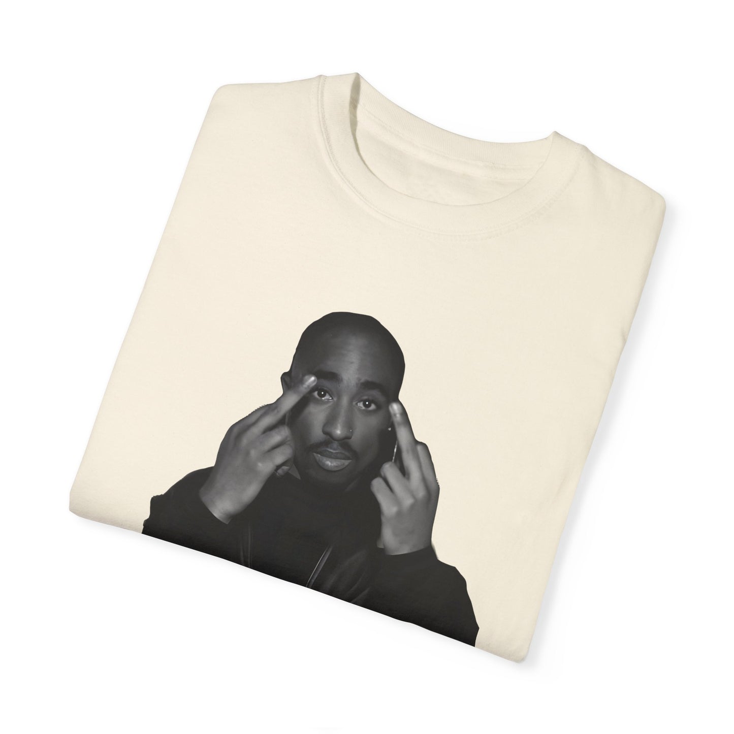 Tupac PAC- Unisex Garment-Dyed Heavyweight T-shirt - Kings Origin Apparel
