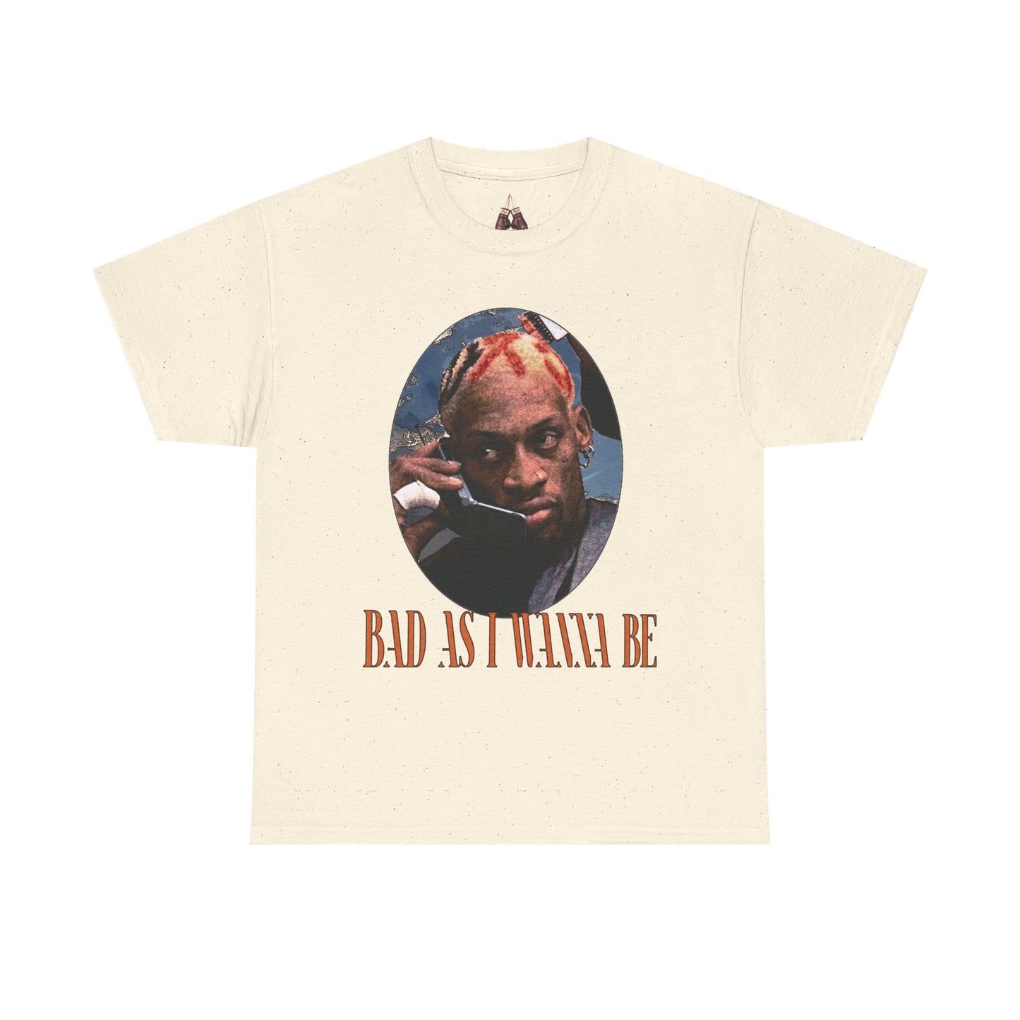 Dennis Rodman- The Worm Unisex Heavyweight Cotton Tee - "Bad As I Wanna Be" Graphic Shirt