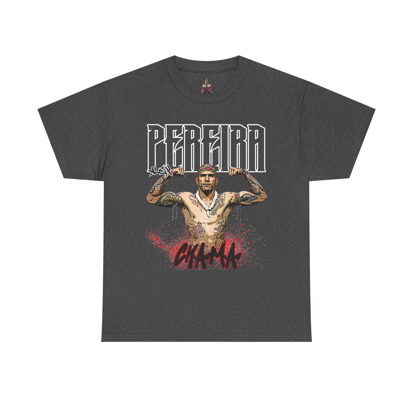 Alex Poatan Pereira Brazilian MMA Fighter Men's Black Size