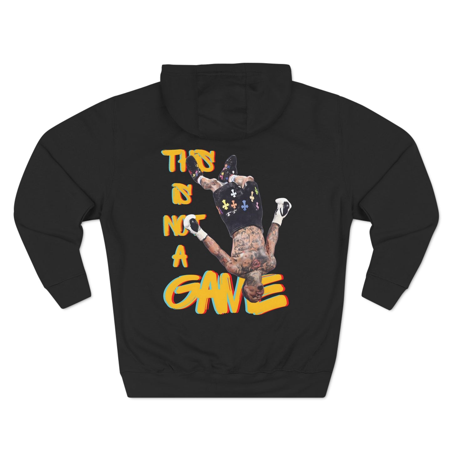 Gervonta Tank Davis- Not a Game Three-Panel Fleece Hoodie - Kings Origin Apparel