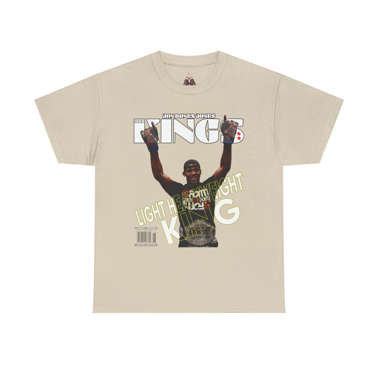 Jon Jones UFC King Graphic Unisex Heavyweight Cotton Tee